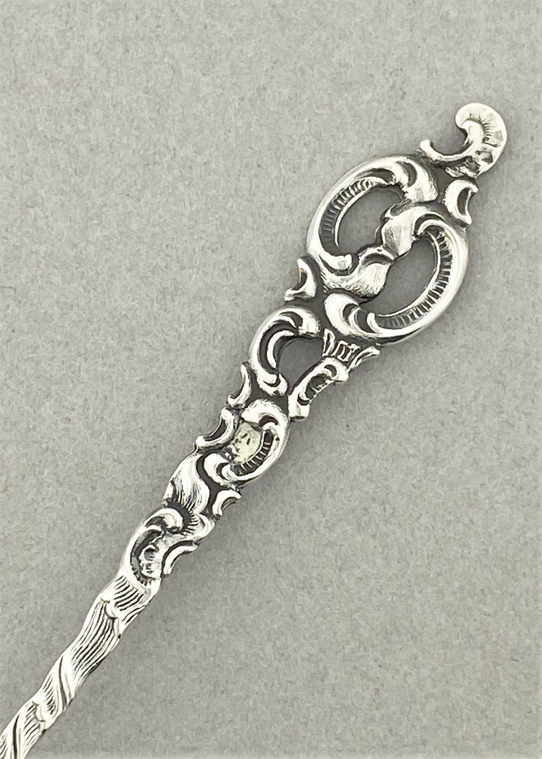 Vintage Rococco mocha spoon