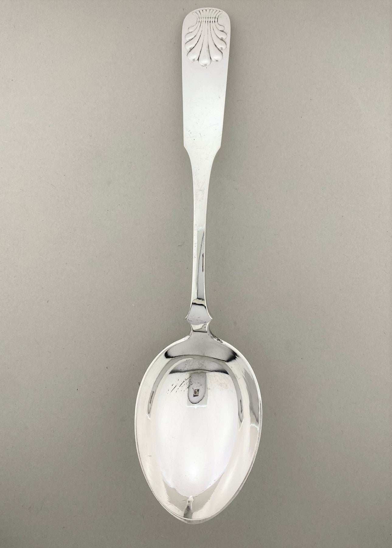 Vintage Old Shell Serving Spoon