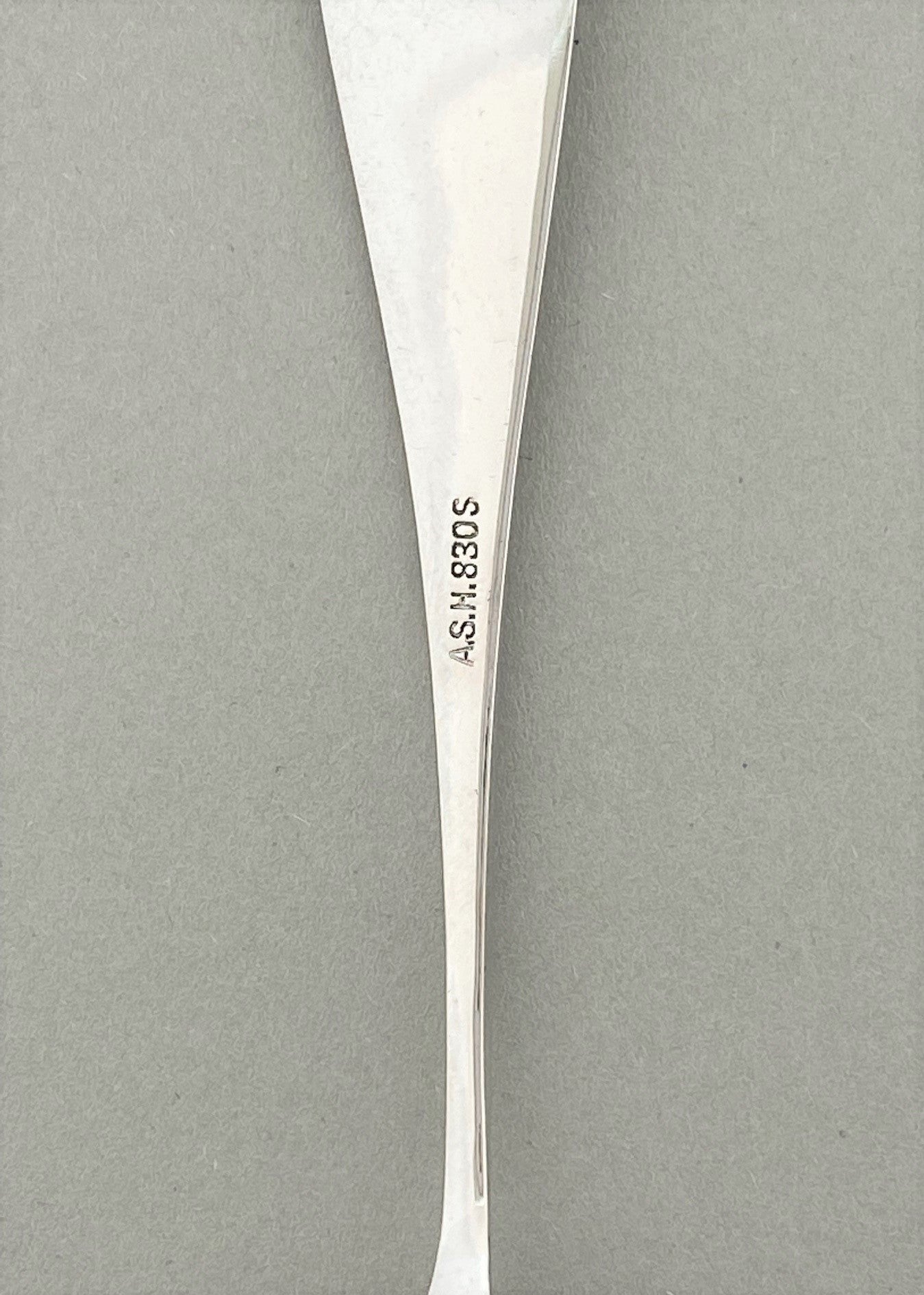Vintage pointed engraved teaspoon