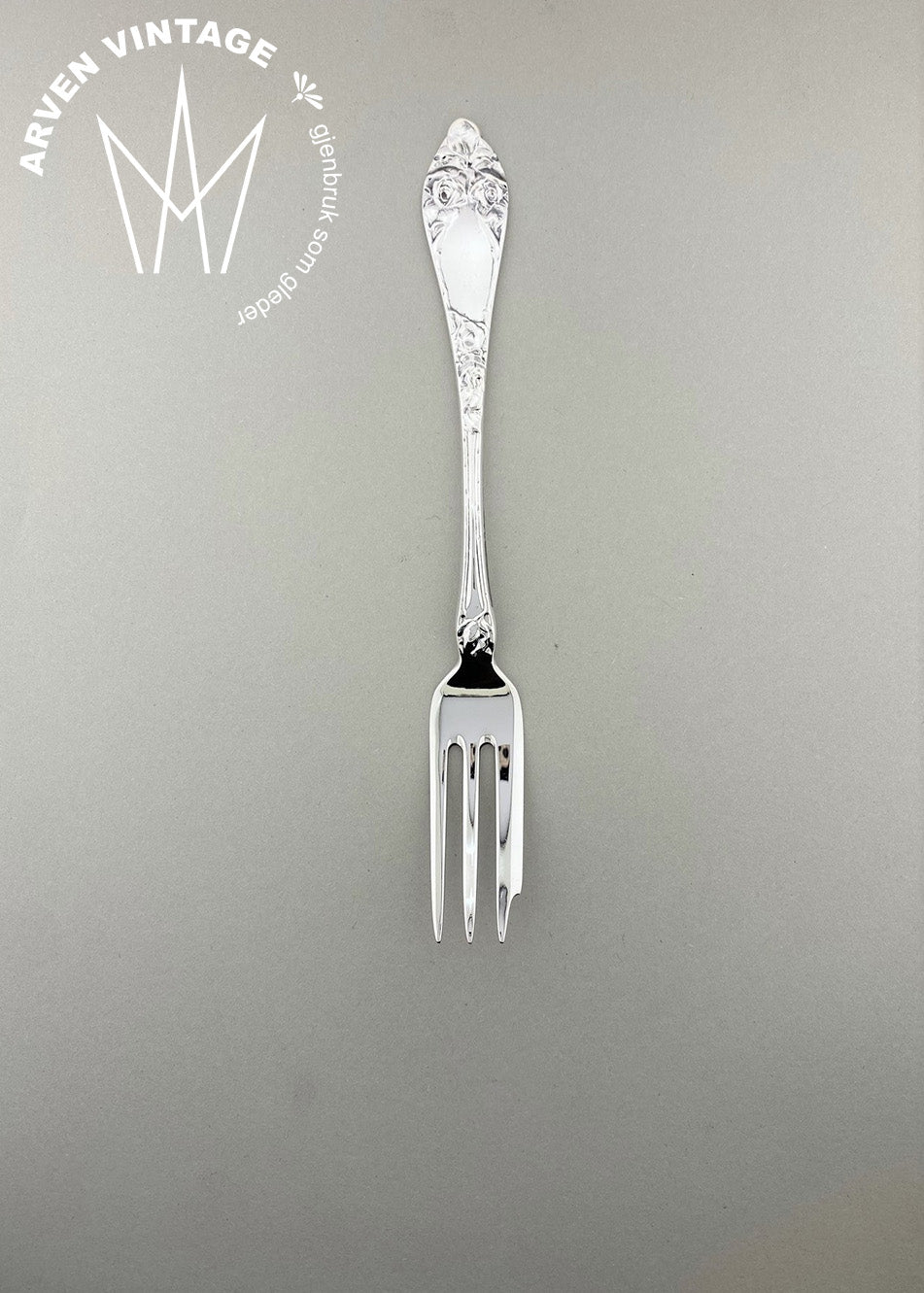 Vintage Exalted Rose cake fork