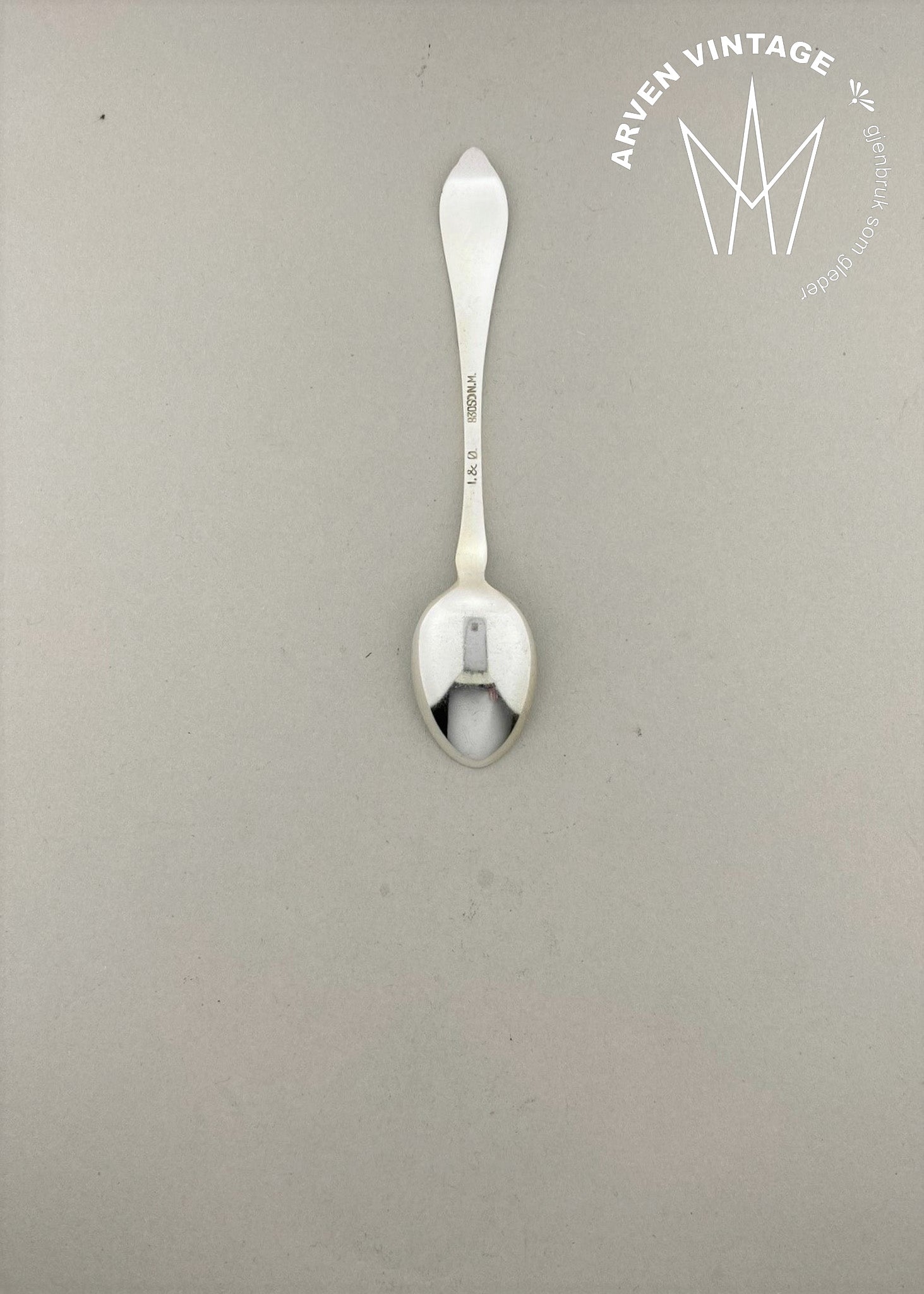 Vintage Raised Rose Mocha Spoon
