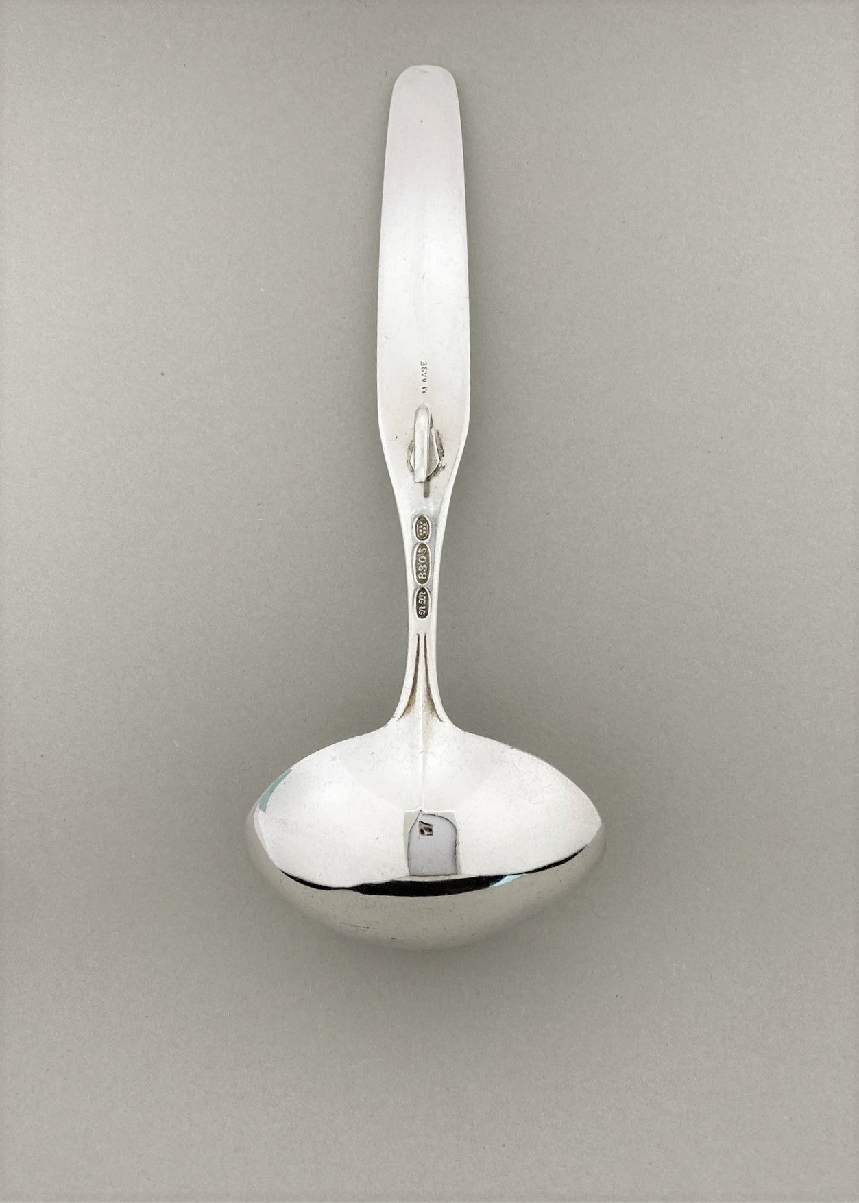 Vintage Ny Linje sauce spoon with hook