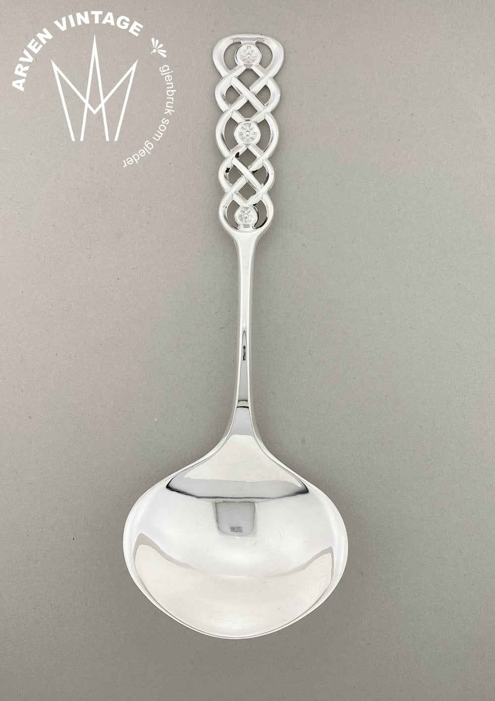 Vintage Ringebu sauce spoon