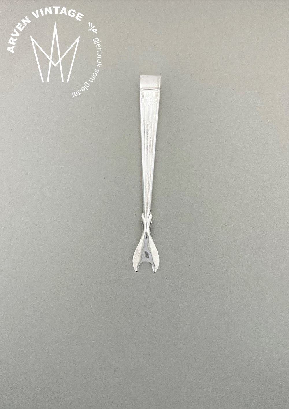 Vintage Arvesølv sugar tongs / olive tongs