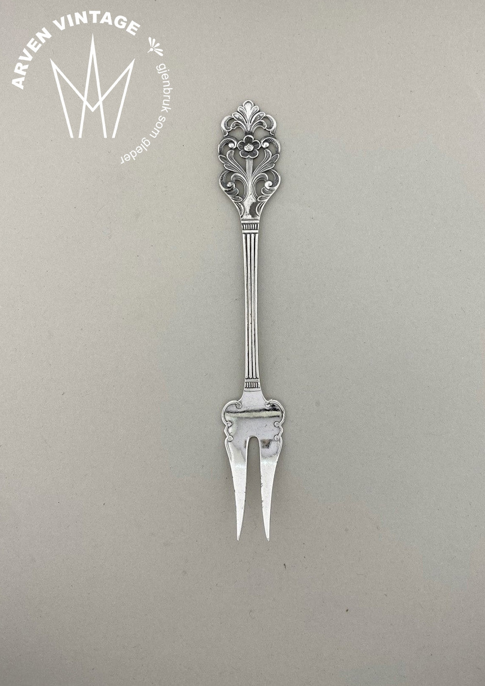 Vintage Viking Rose cold fork