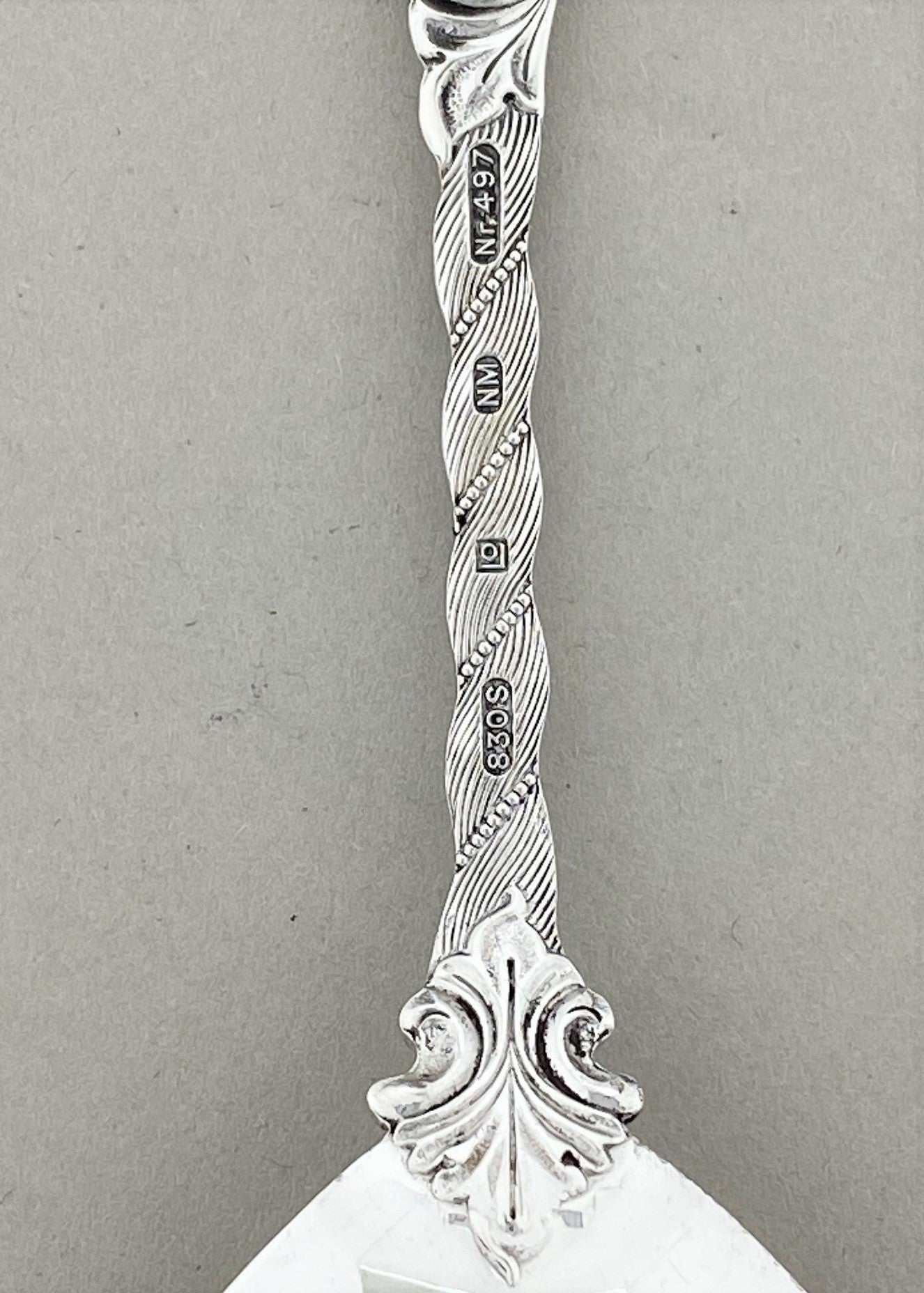 Vintage Double Rococo Candy Spoon
