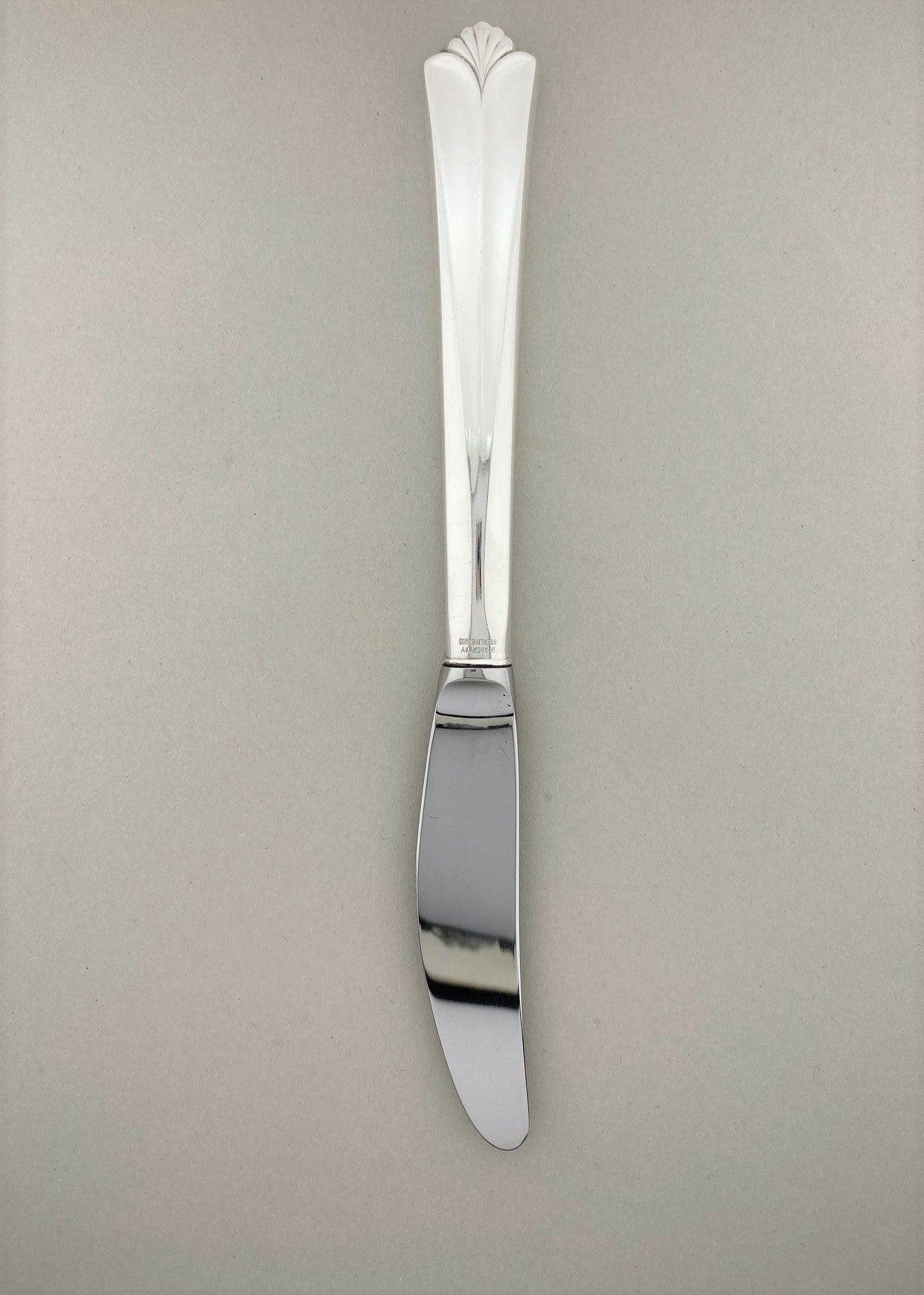 Vintage Rådhus med vifte liten spisekniv med langt skaft