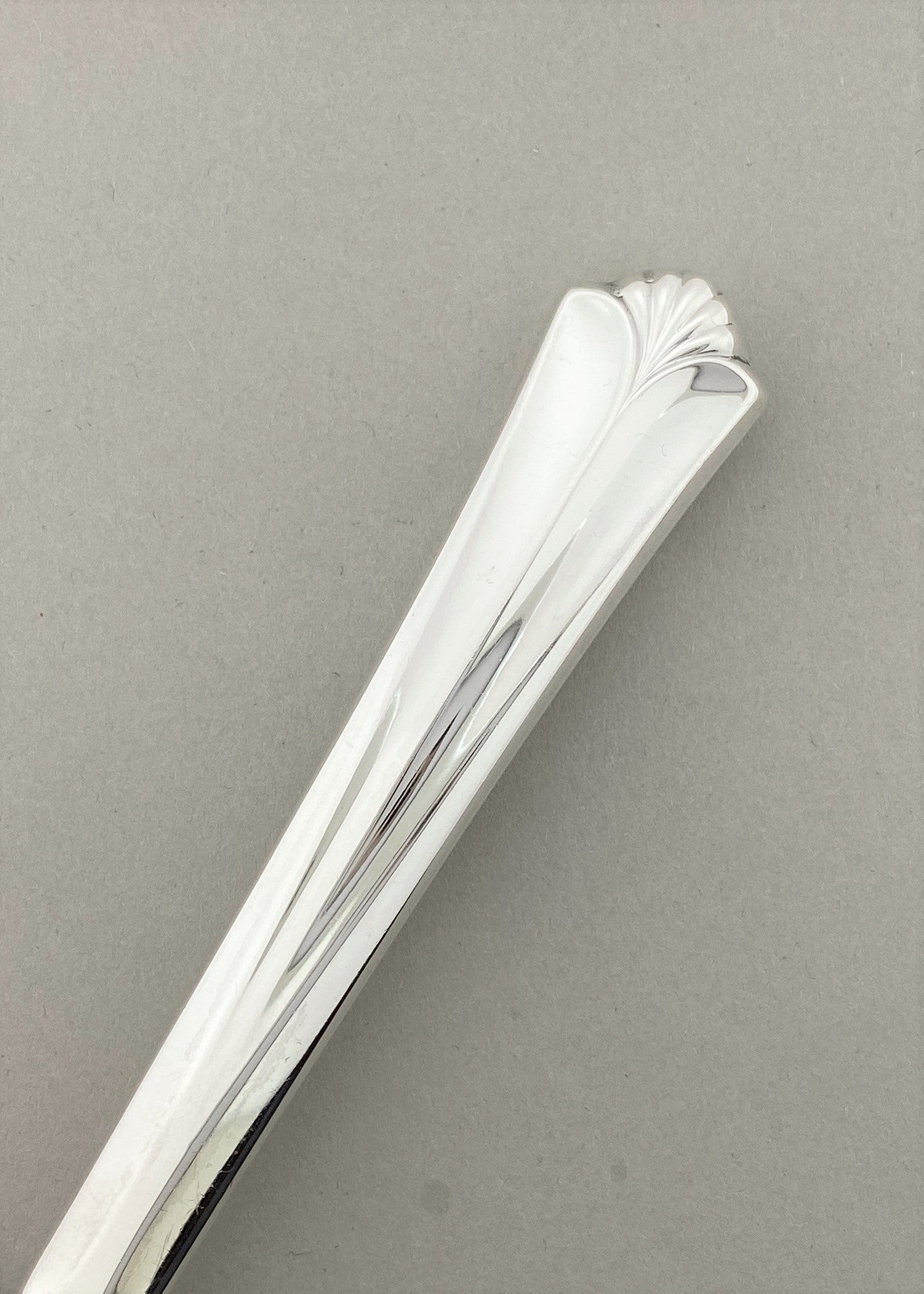 Vintage Rådhus med vifte liten spisekniv med langt skaft