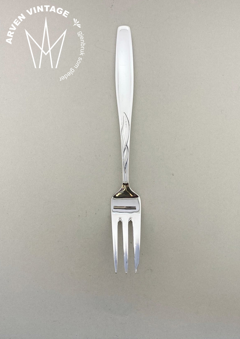 Vintage Commemorative Silver Cake Fork