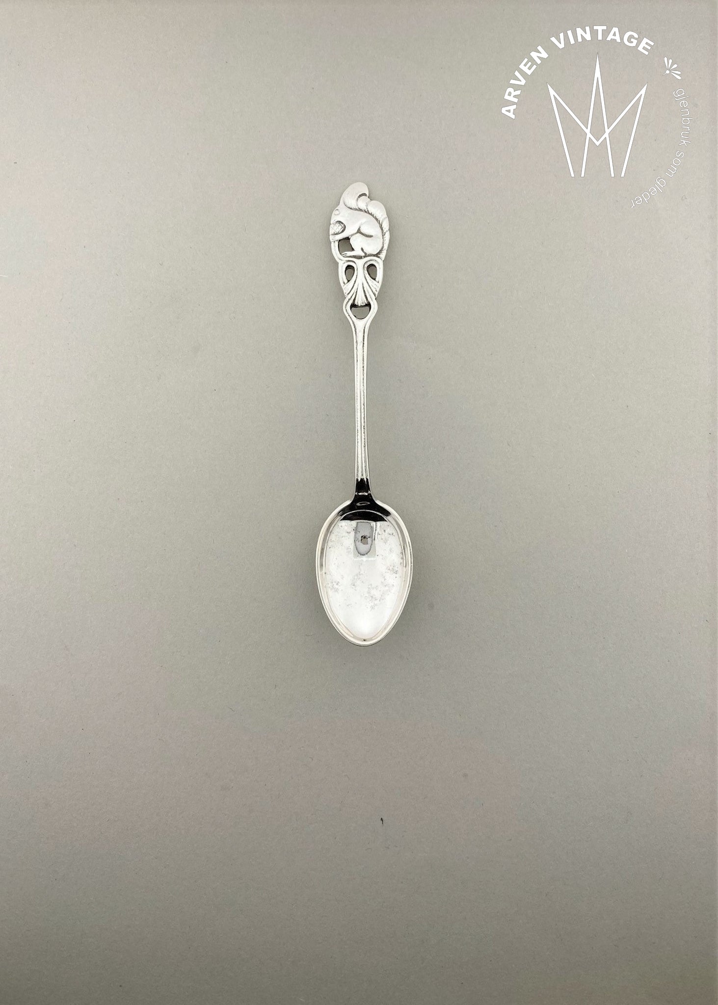 Vintage Crown Silver Teaspoon