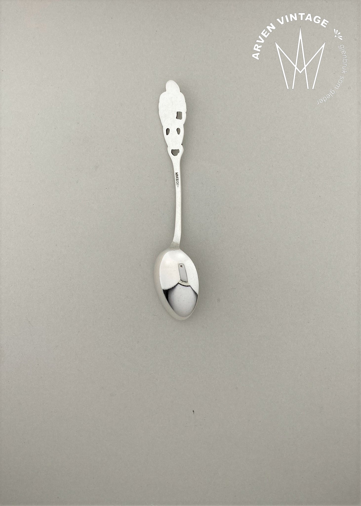 Vintage Crown Silver Teaspoon