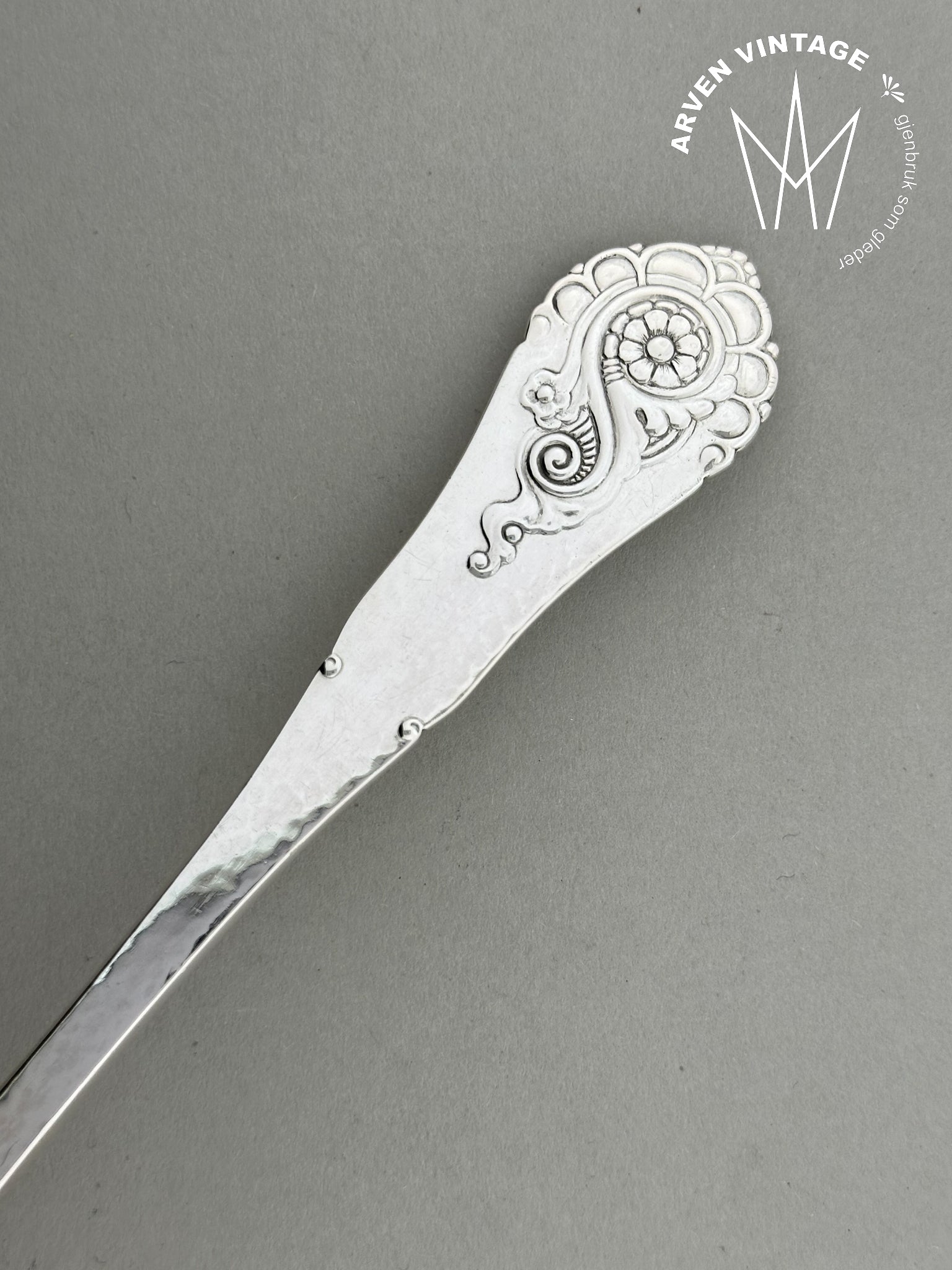 Vintage Marguetit cream spoon