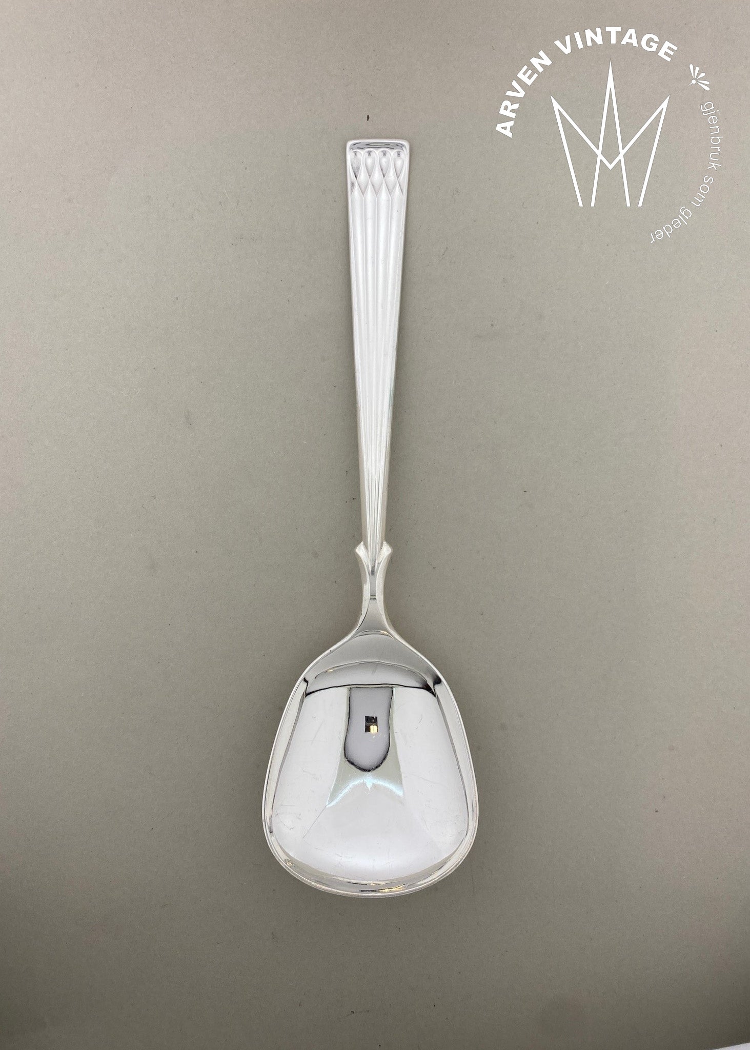 Vintage Arvesølv compote spoon