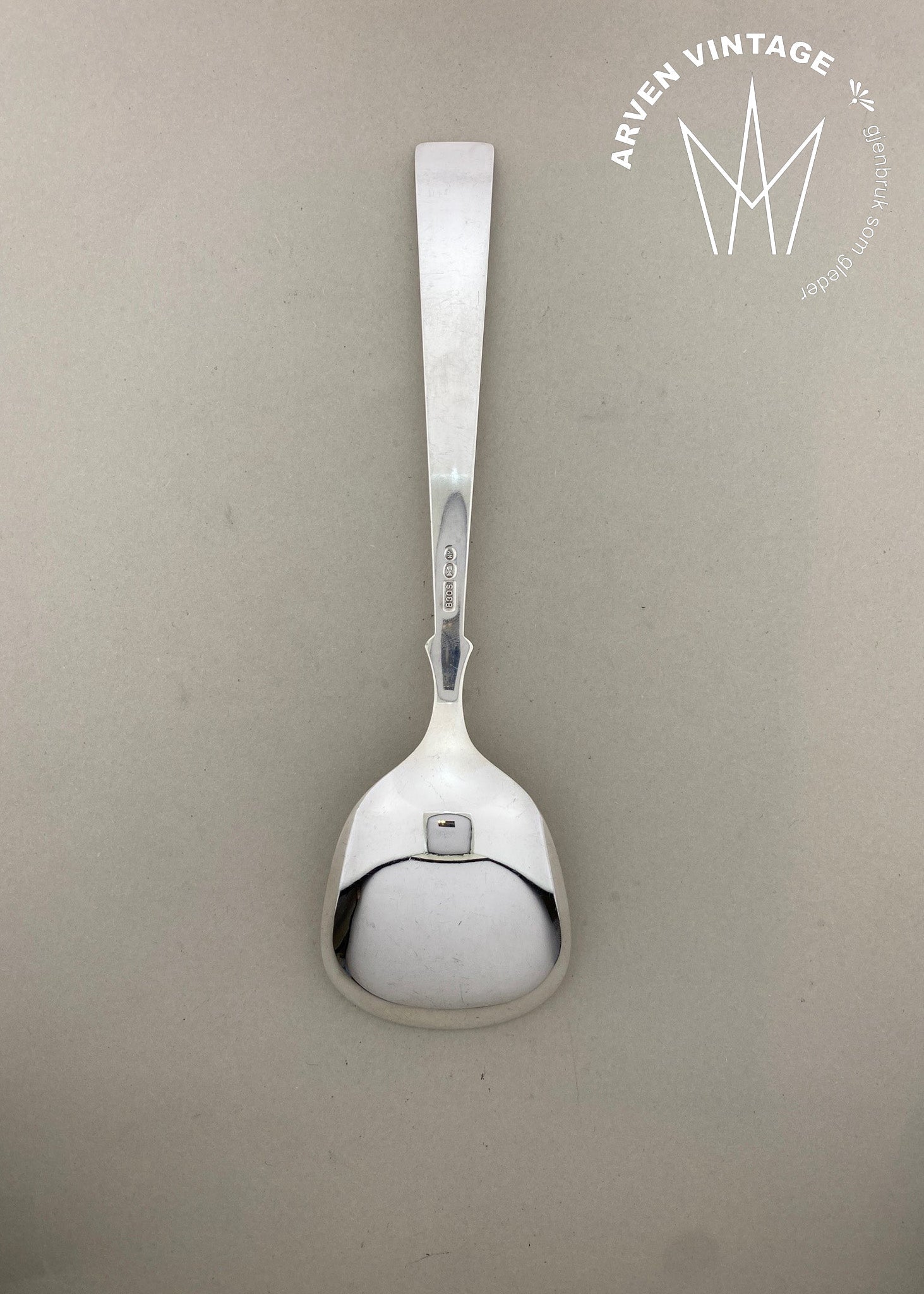 Vintage Arvesølv compote spoon