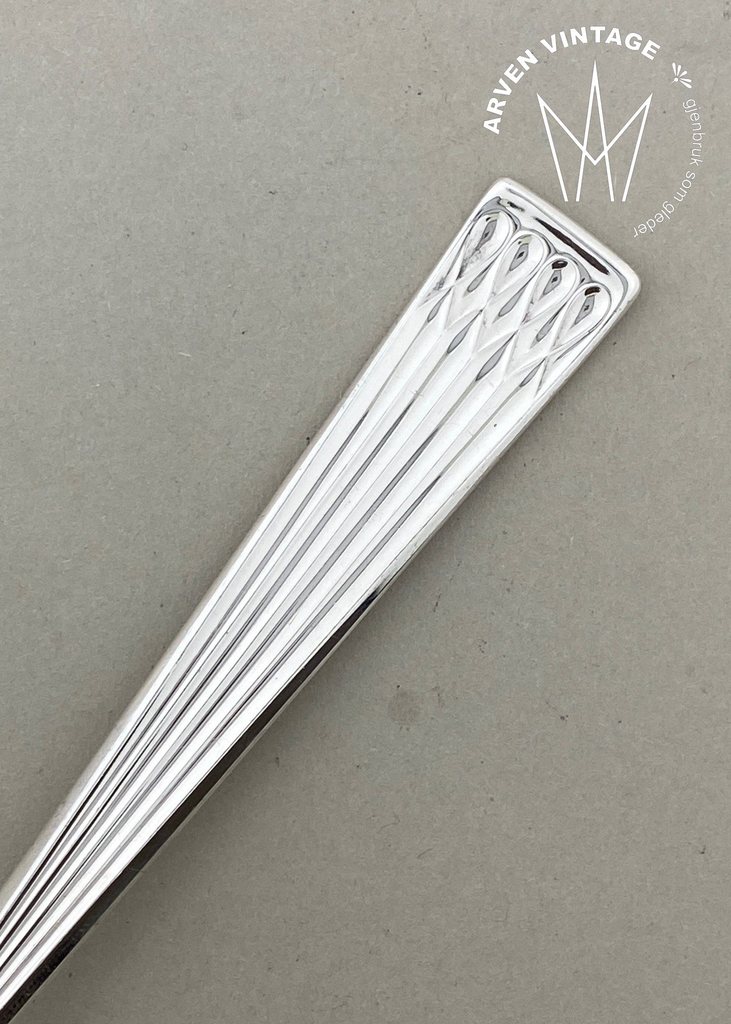 Vintage Arvesølv compote spoon