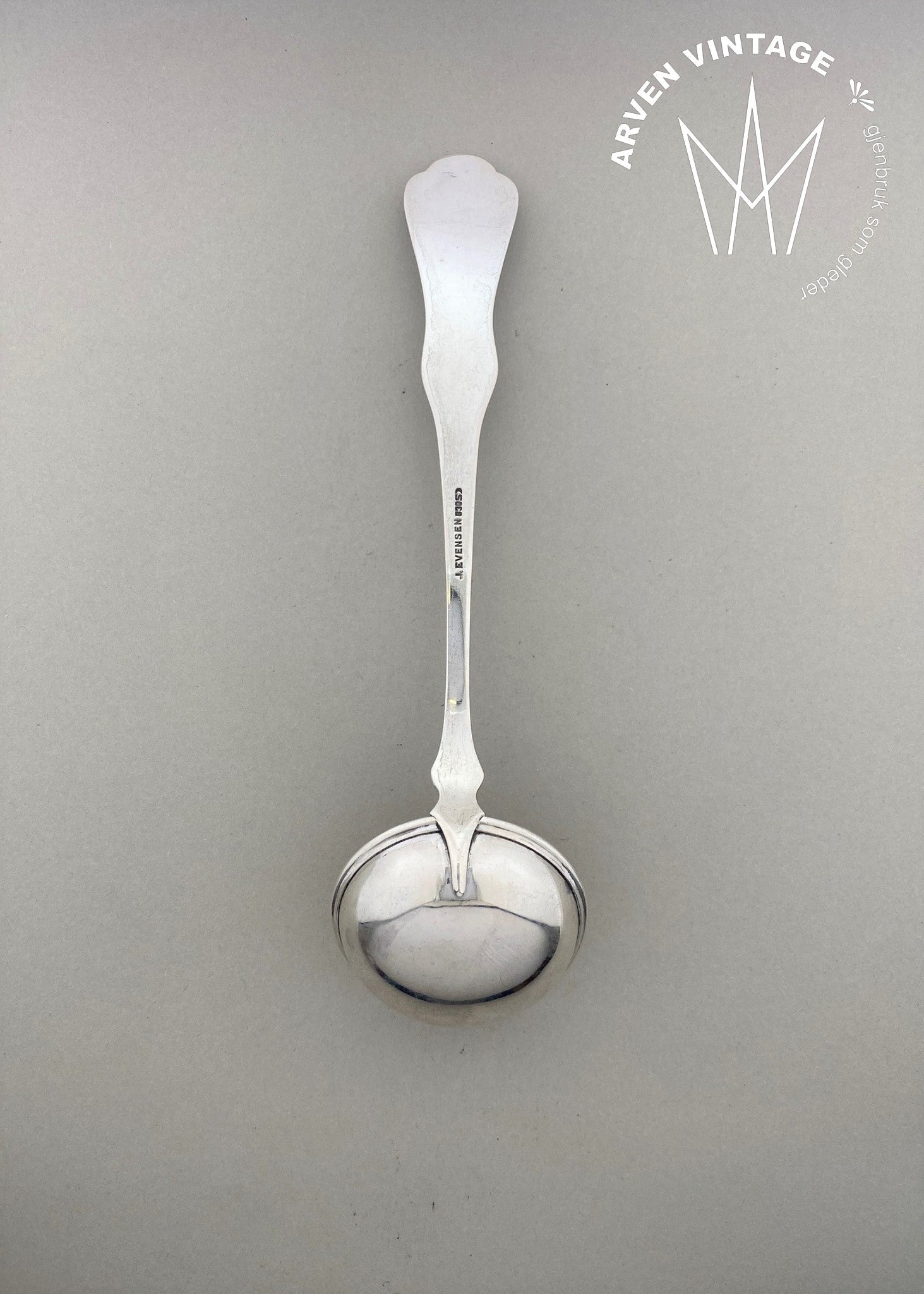 Vintage Farmer Rococo cream spoon