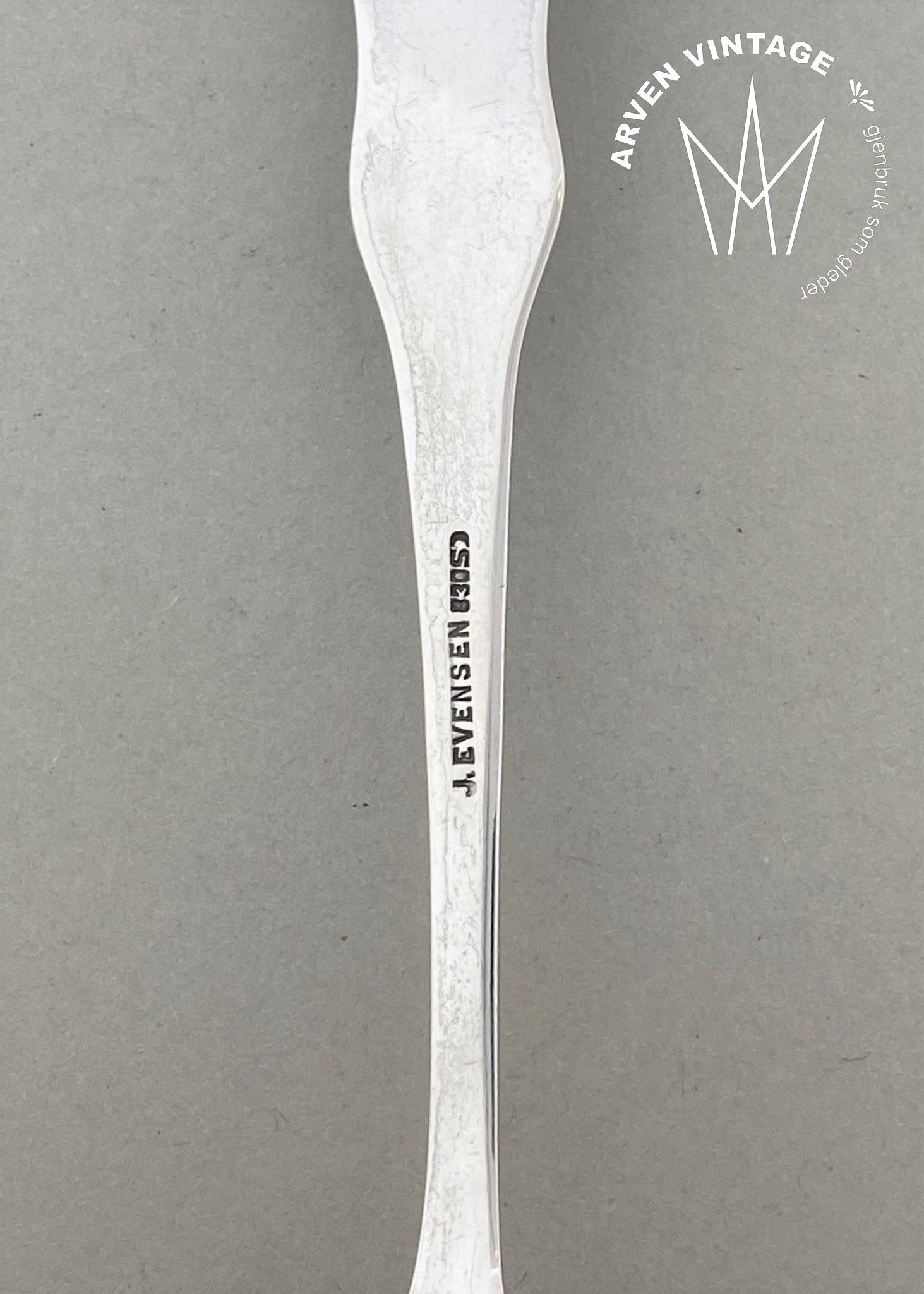Vintage Farmer Rococo cream spoon
