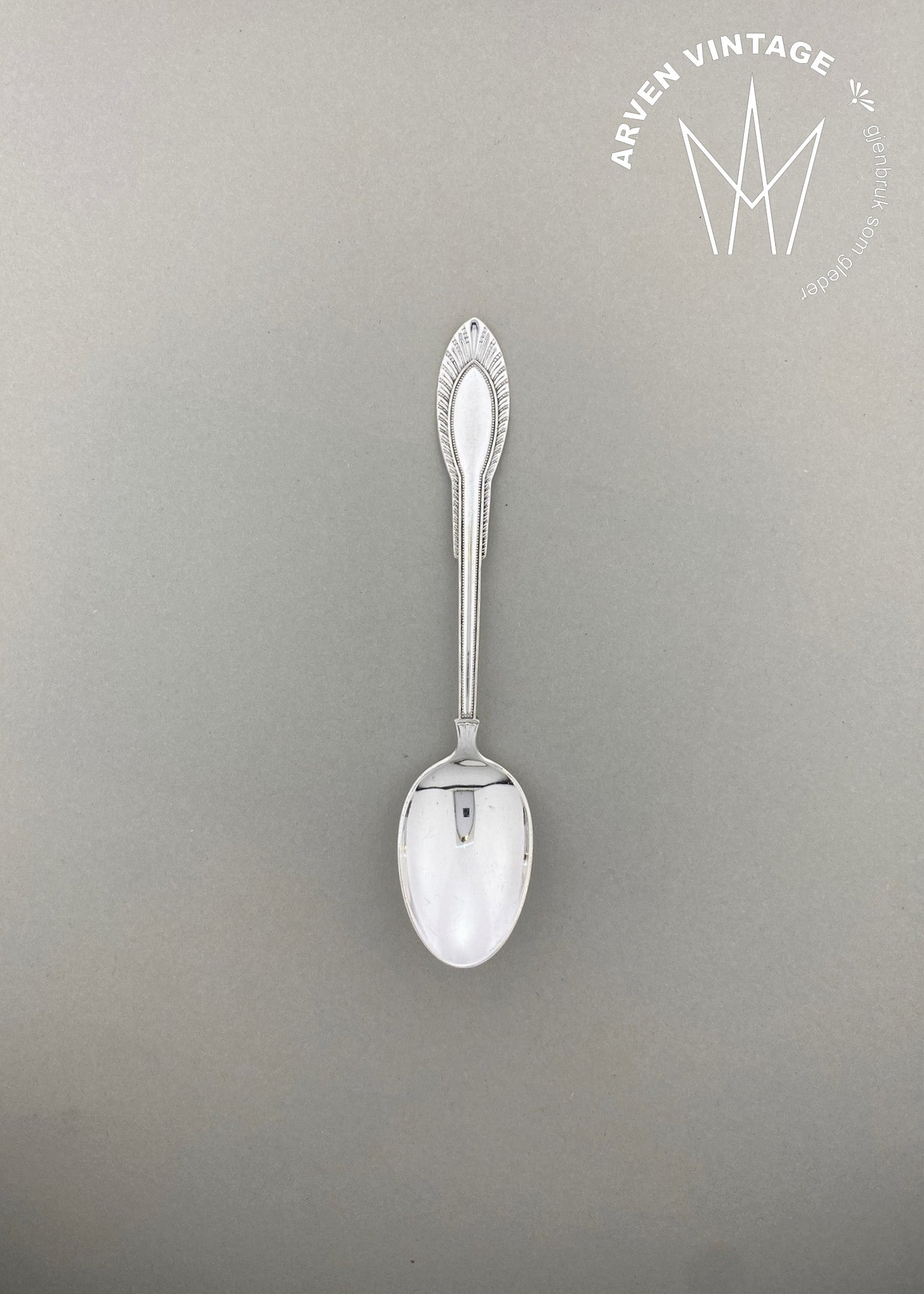 Vintage Gilded Silver Teaspoon