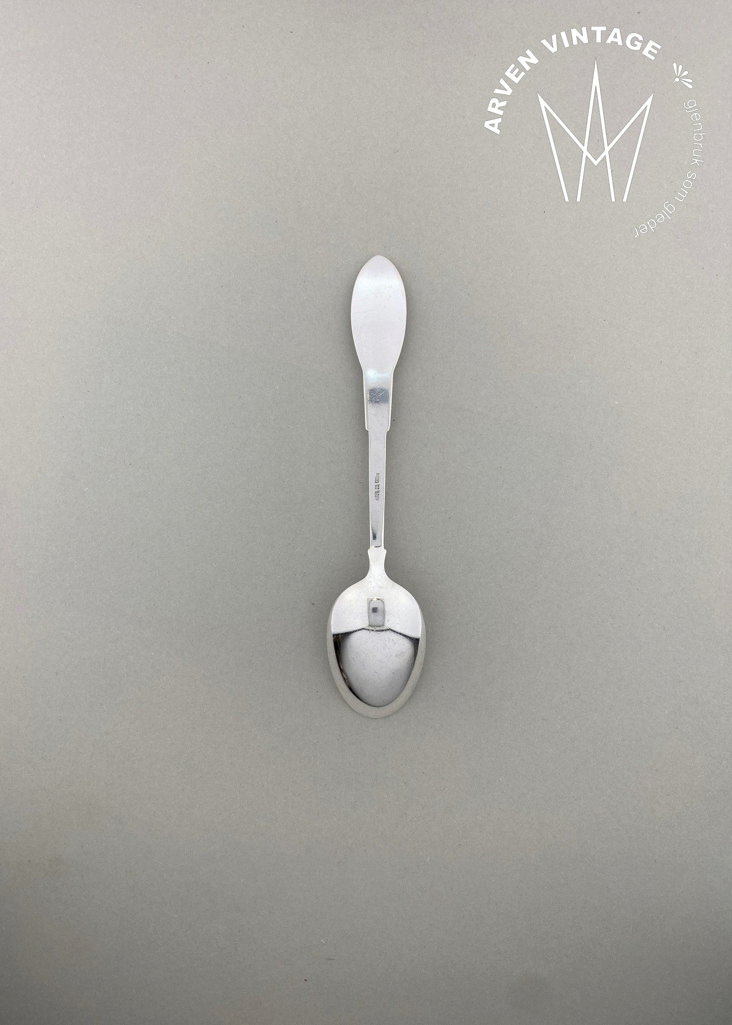 Vintage Gilded Silver Teaspoon