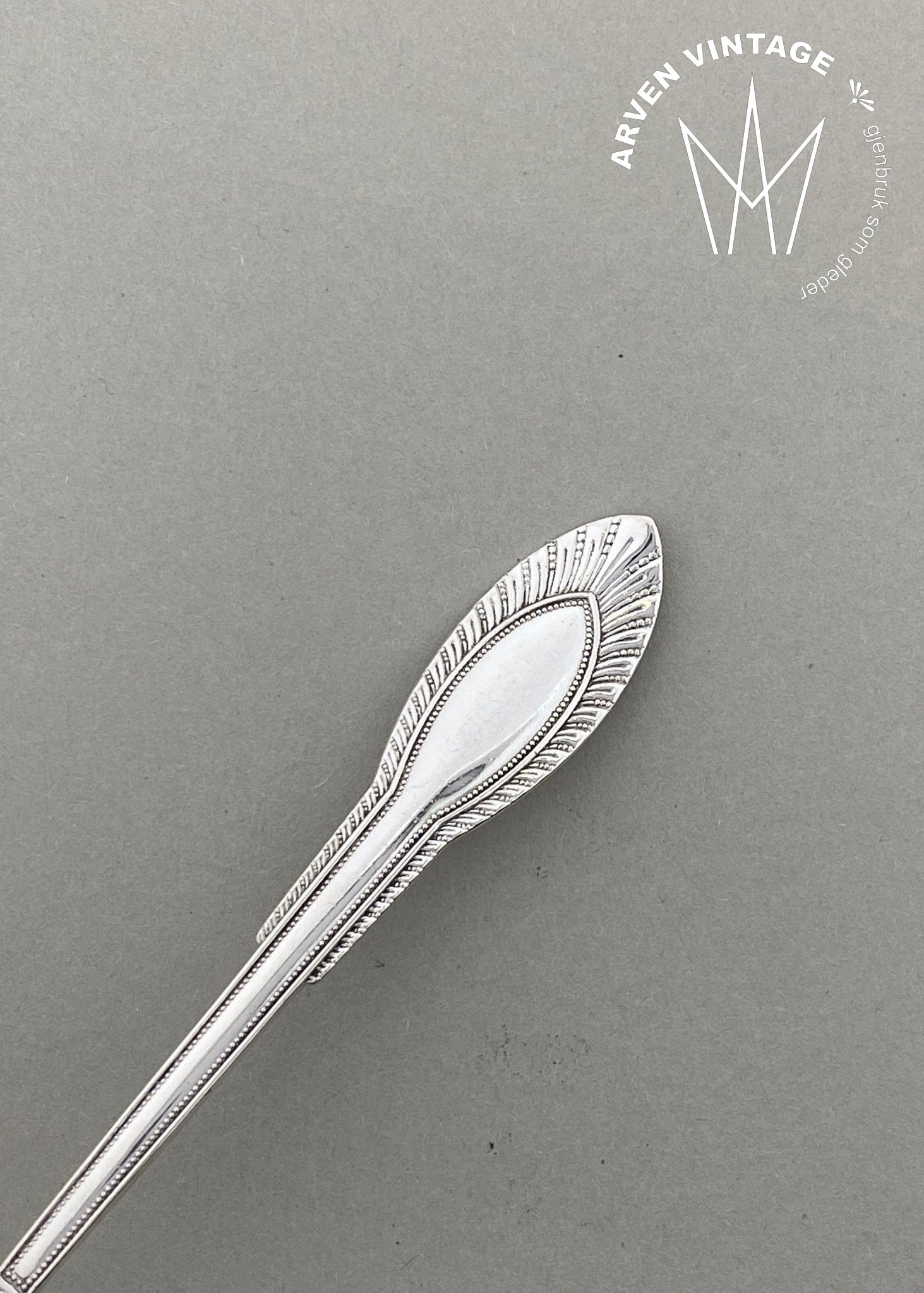 Vintage Gilded Silver Teaspoon