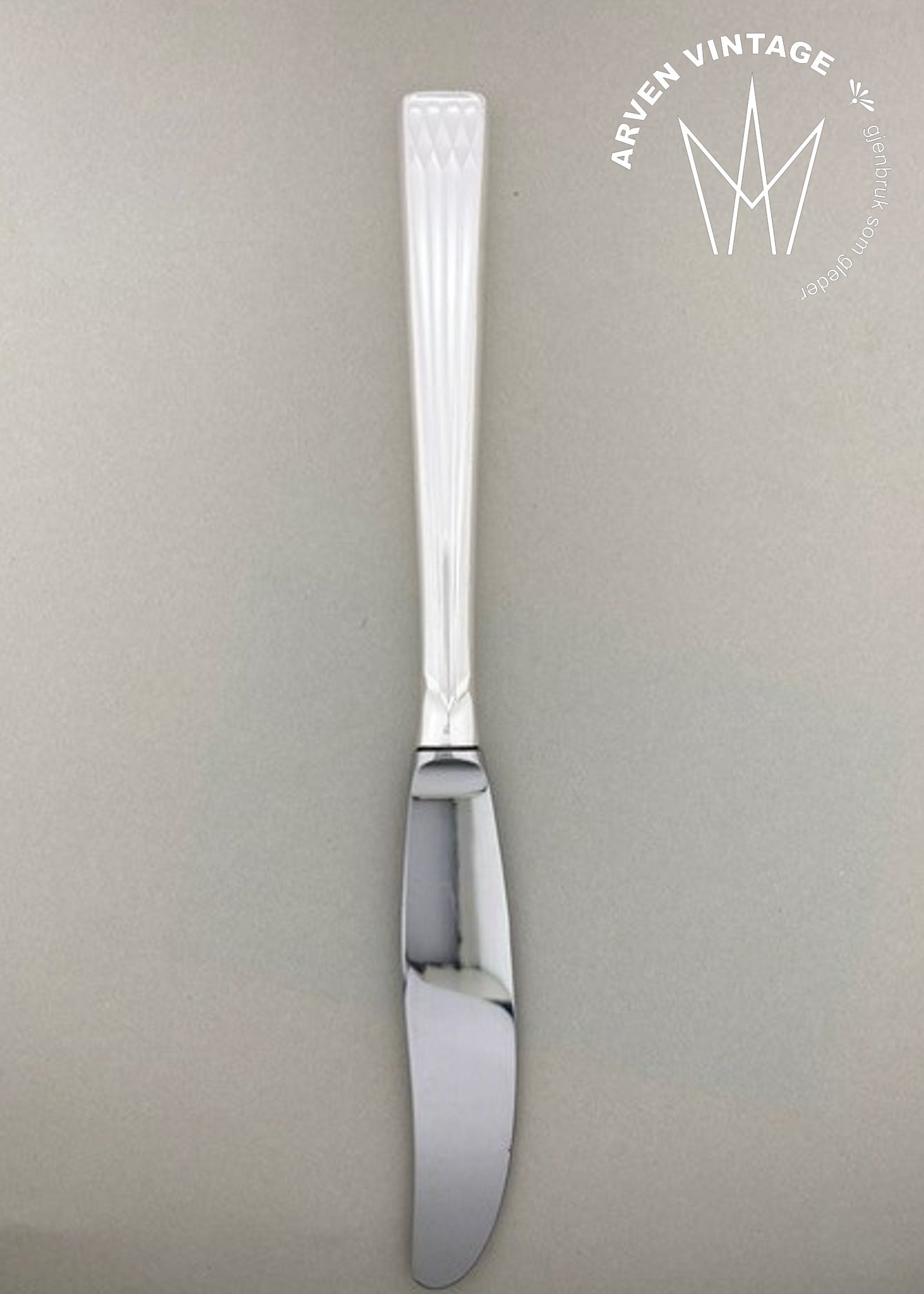 Vintage Arvesilver large dinner knife