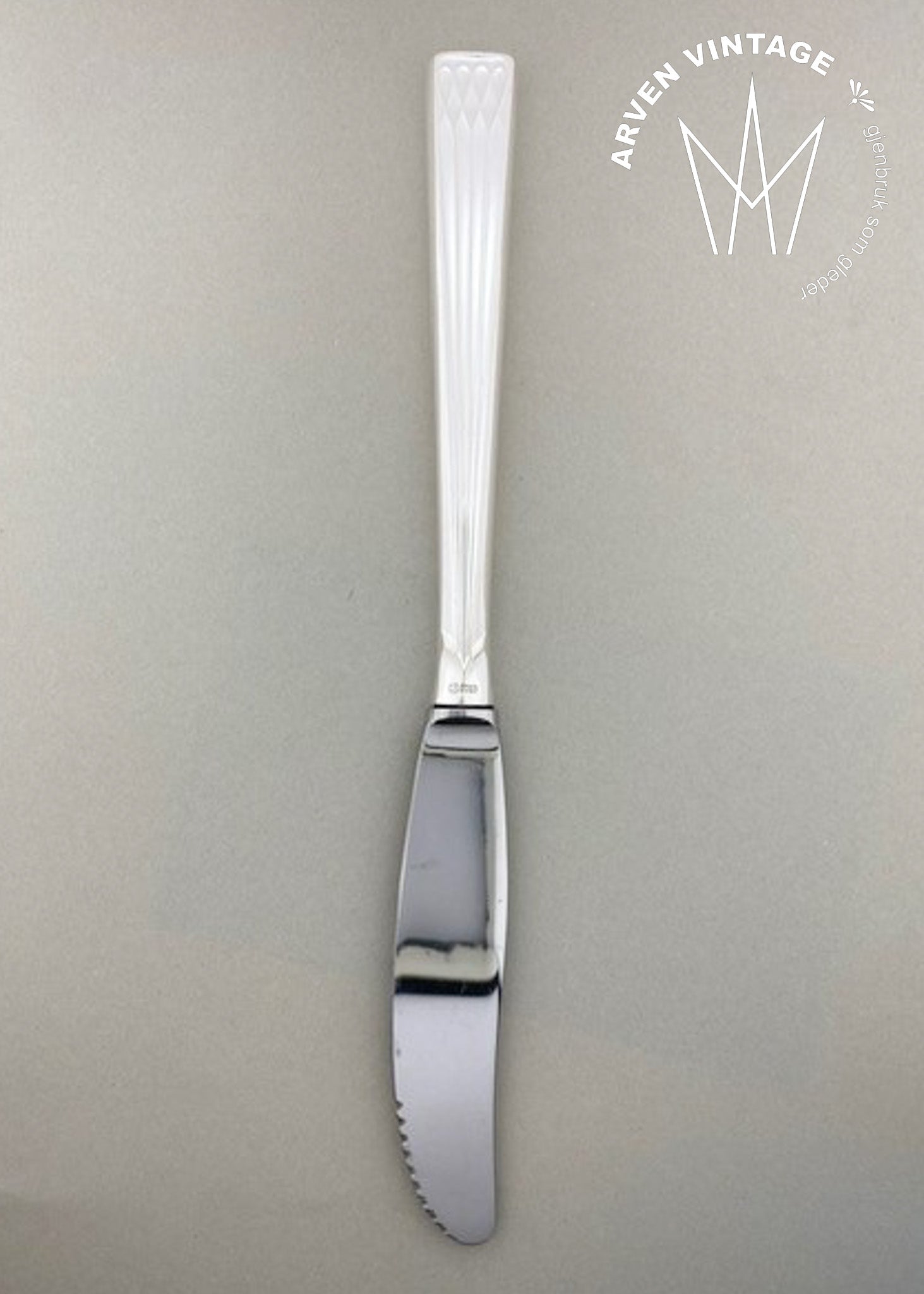 Vintage Arvesilver large dinner knife
