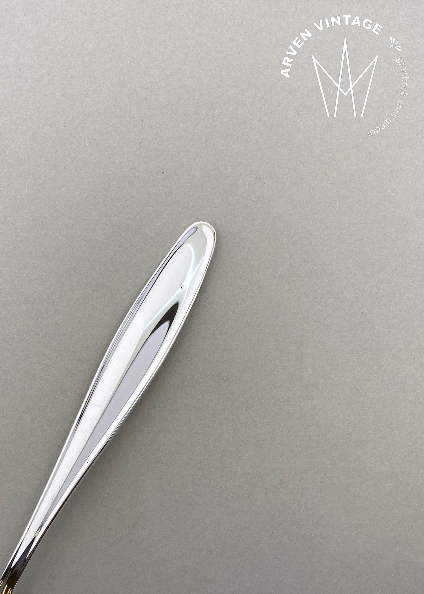 Vintage Bridal silver compote spoon