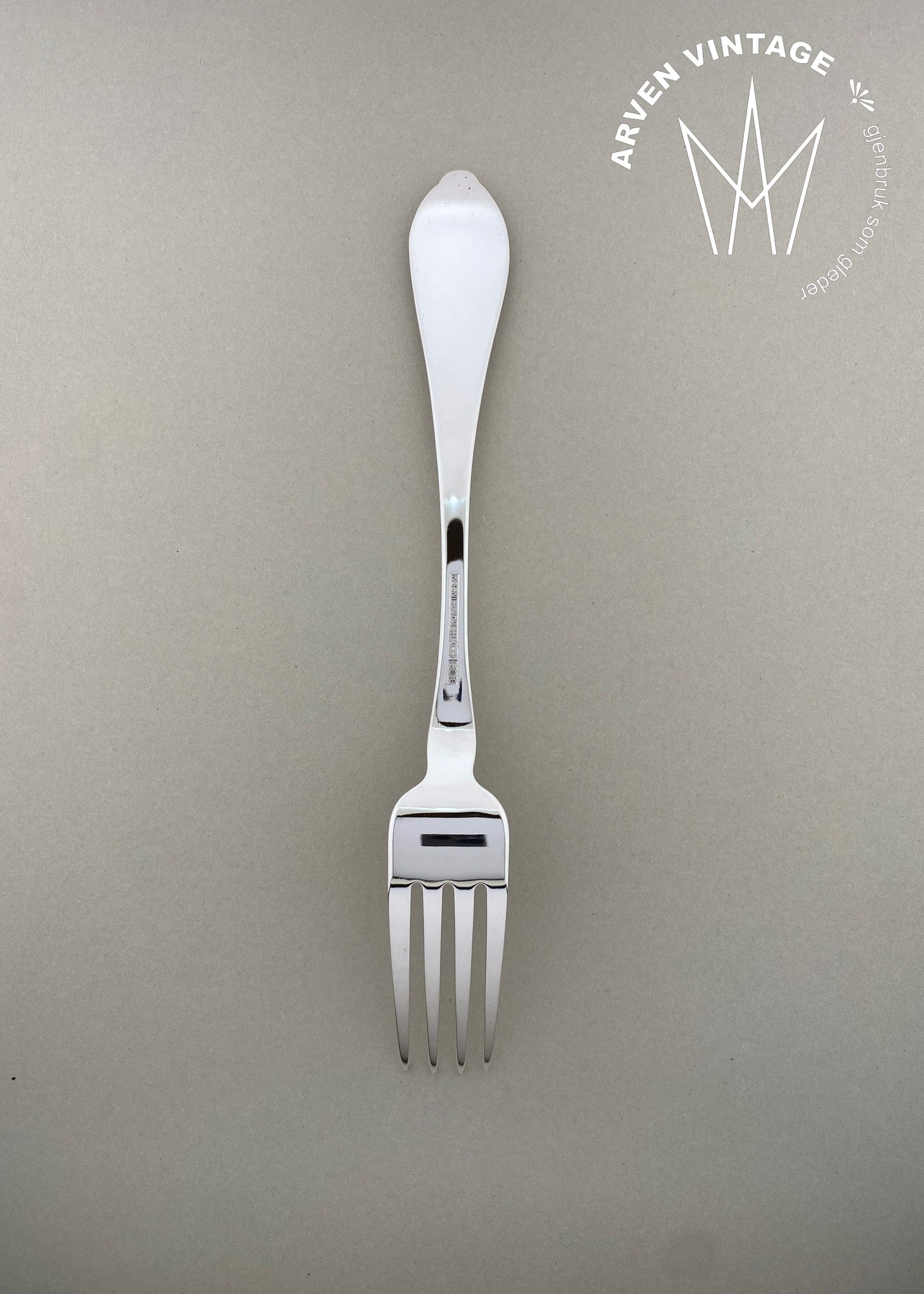 Vintage Raised Rose small dinner fork