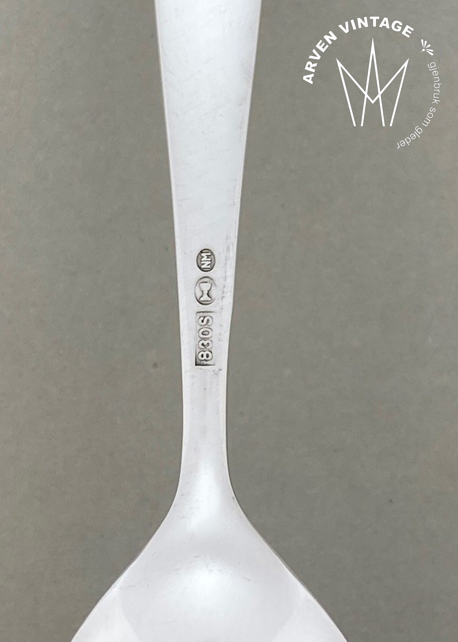 Vintage Oseberg children's spoon