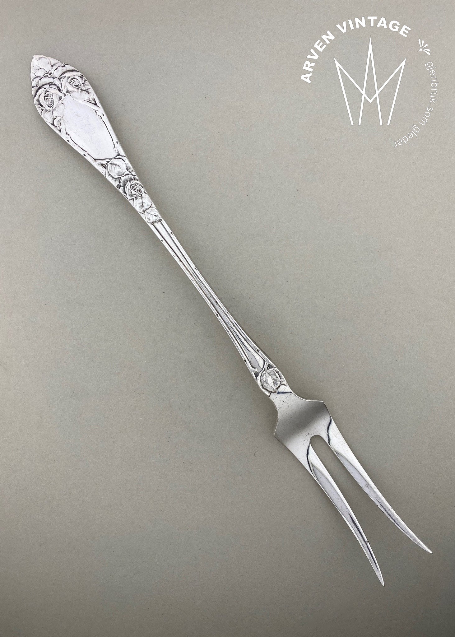 Vintage Sublime Rose serving fork