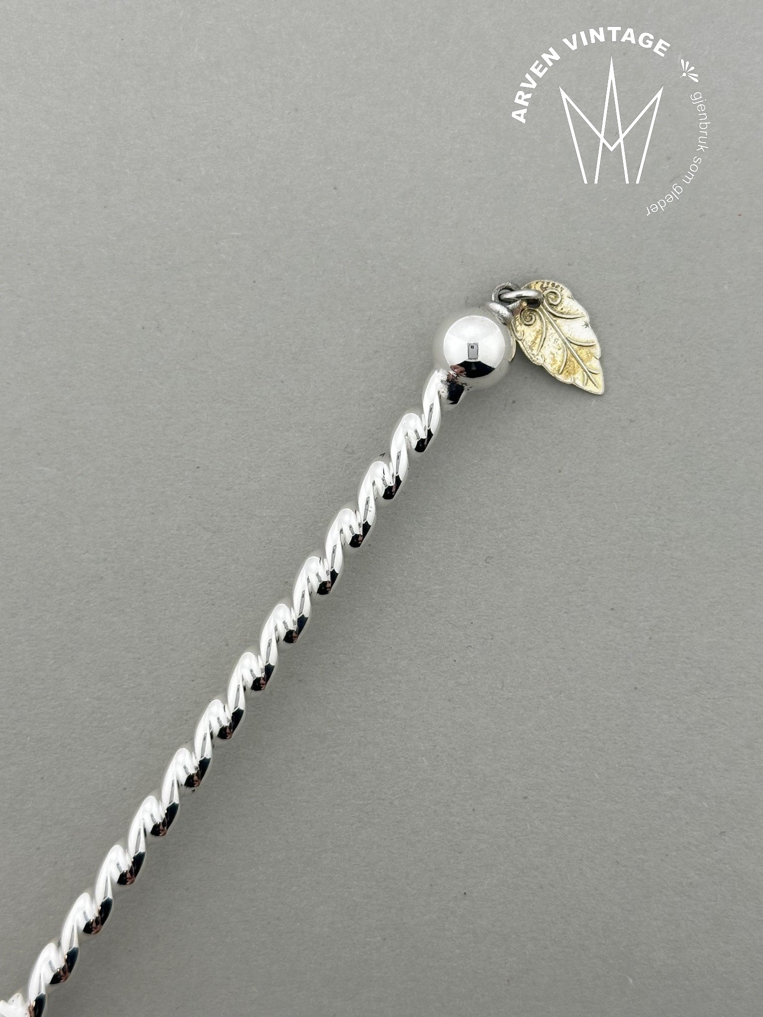 Vintage Party Silver Ice Spoon