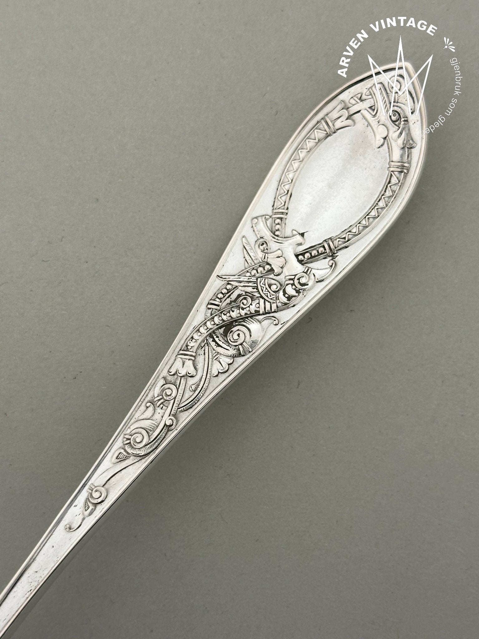 Vintage Dragon large serving spoon