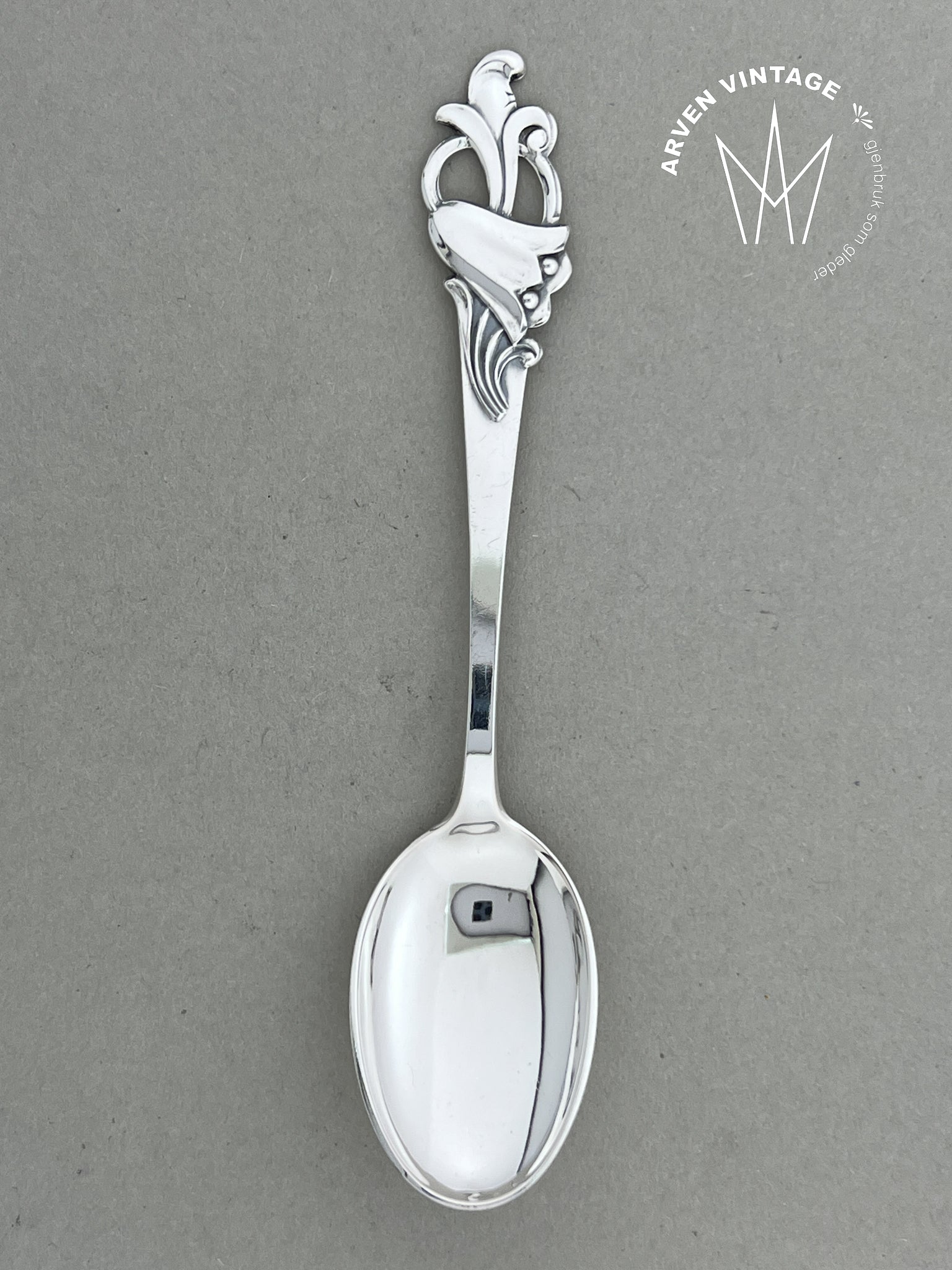 Vintage Blåklokke teskje