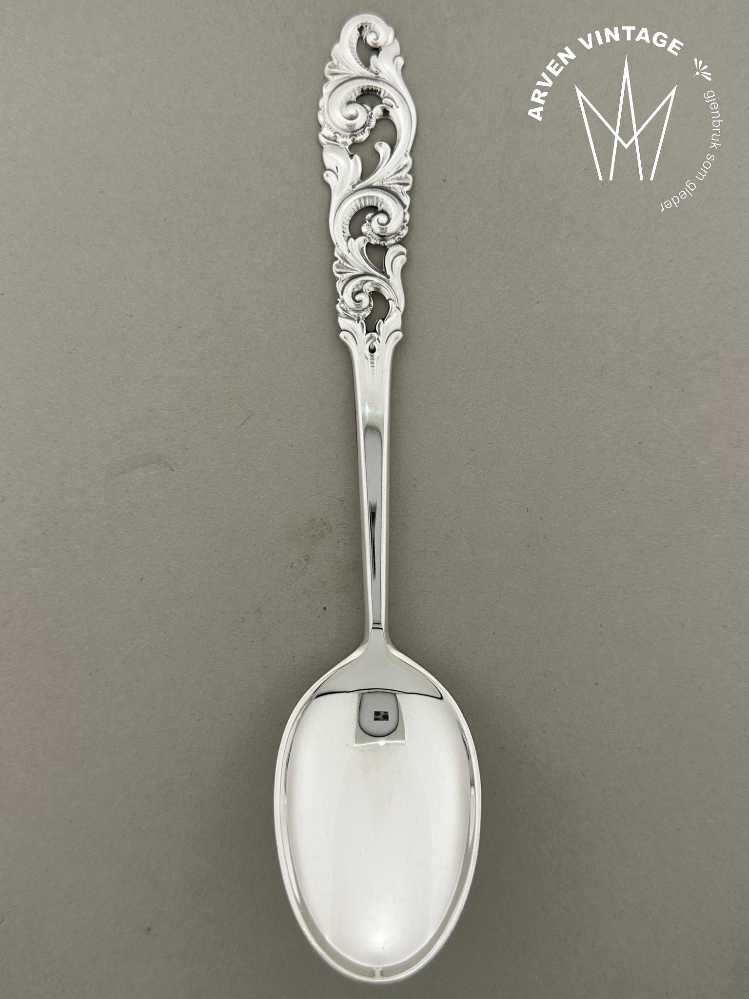 Vintage Telesølv dessertskje