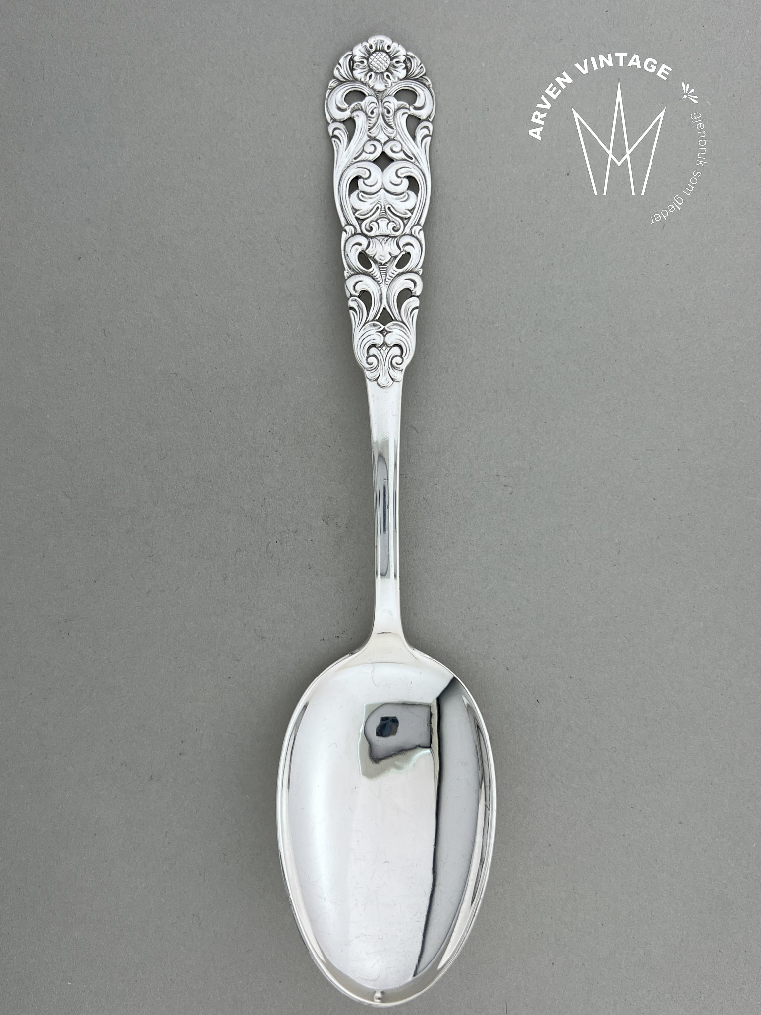 Vintage Valdres liten spiseskje