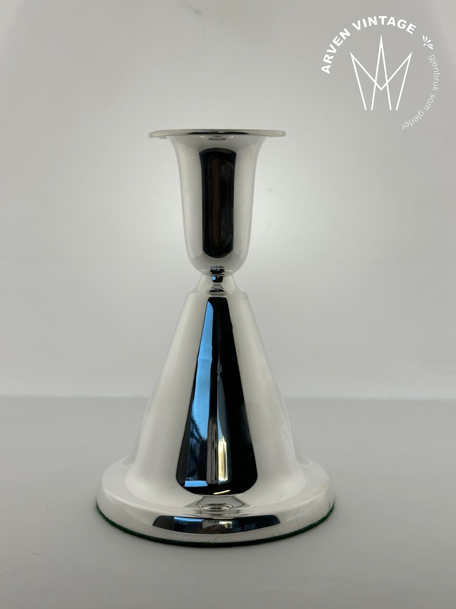 Vintage silver candlestick