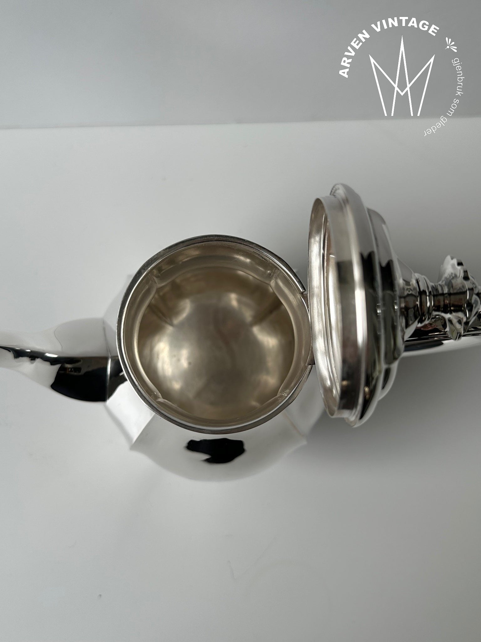 Vintage sølv kaffekanne