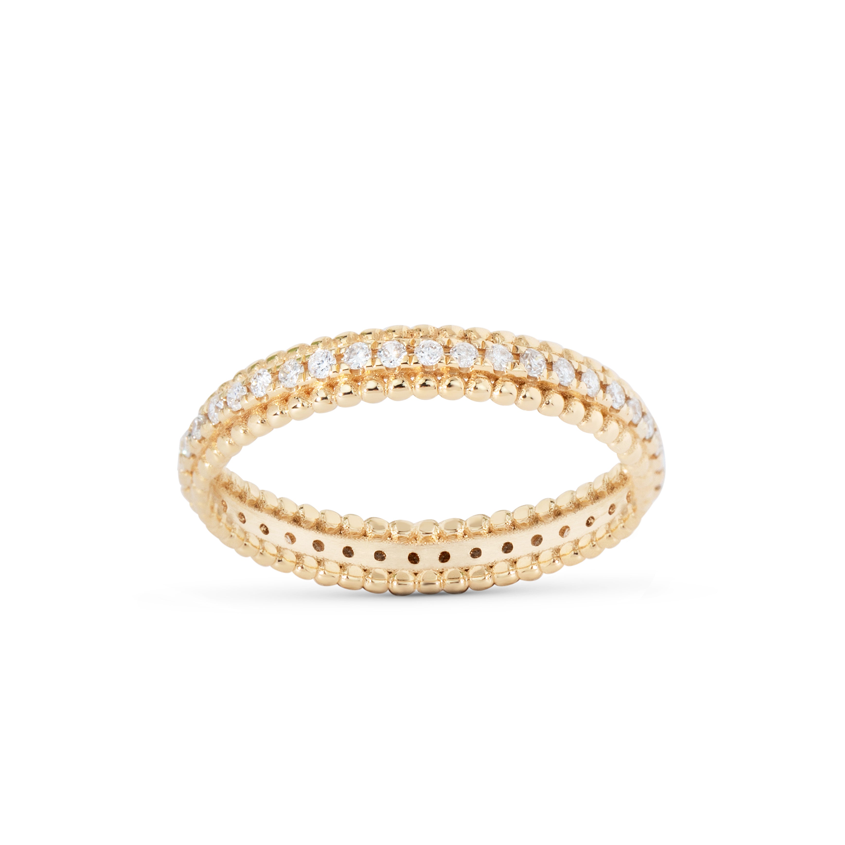 Ring yellow gold 0.328ct diamond