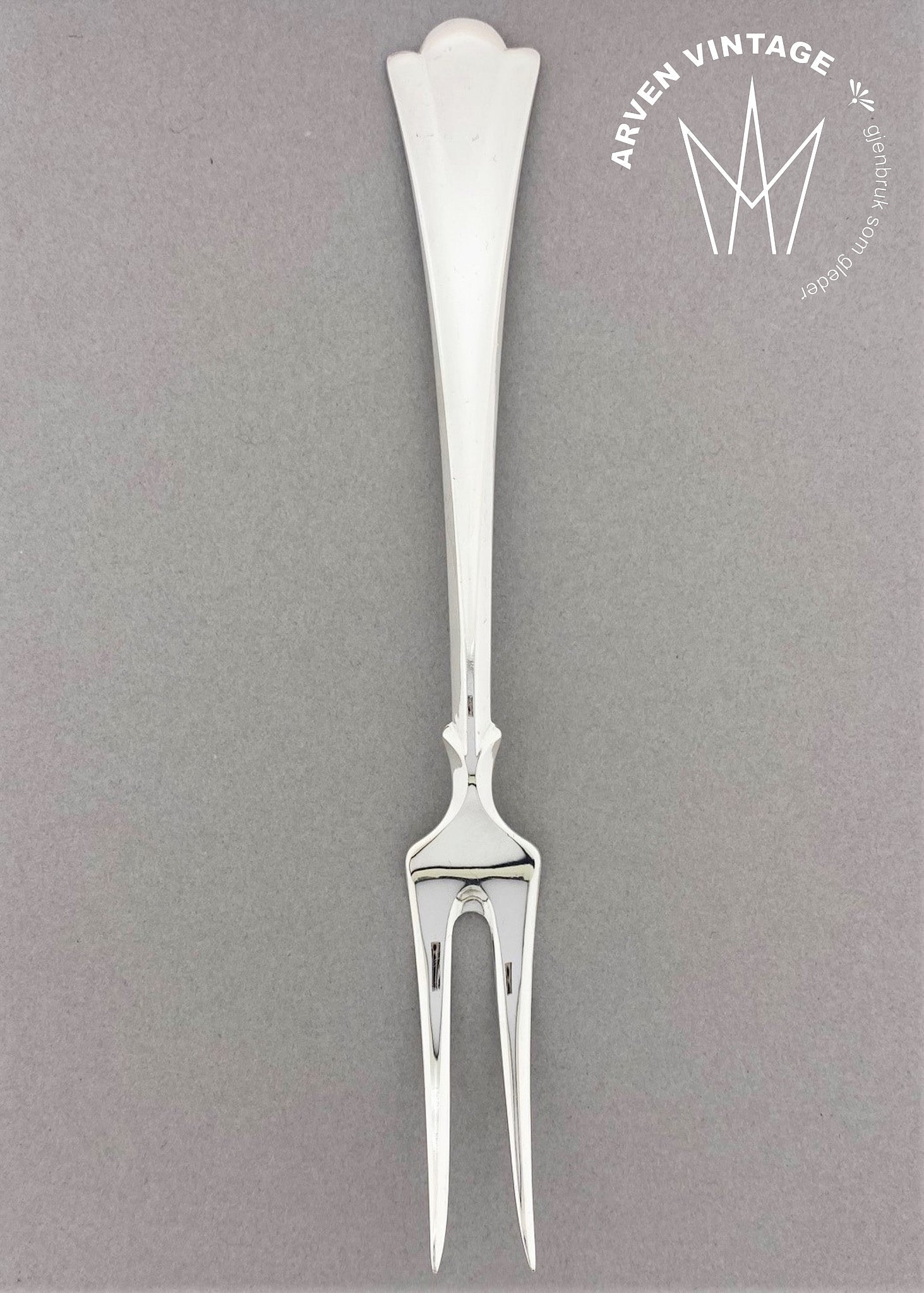 Vintage Lilje koldtgaffel / tapasgaffel