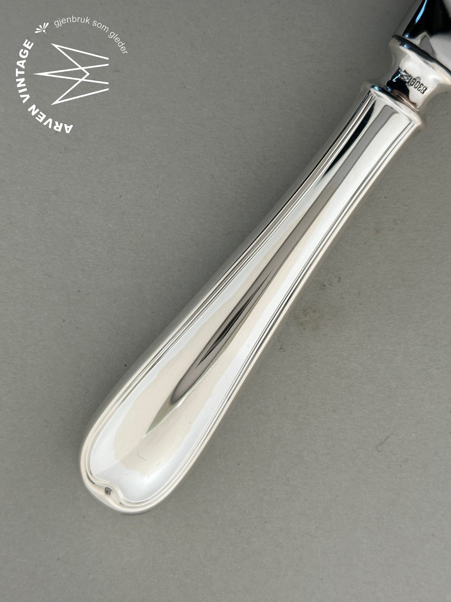 Vintage Rosendal liten spisekniv med kort skaft