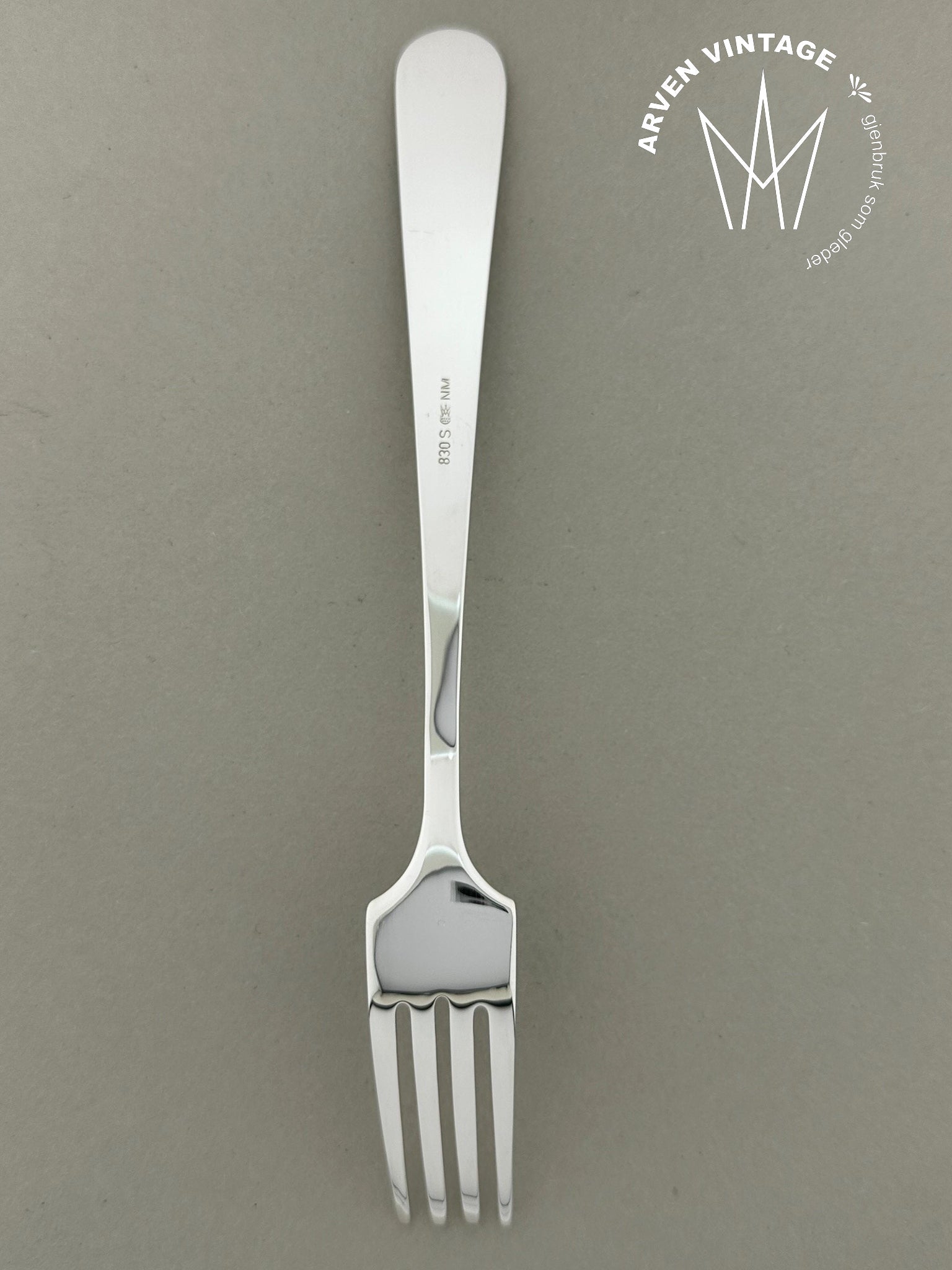 Vintage Moon large dining fork
