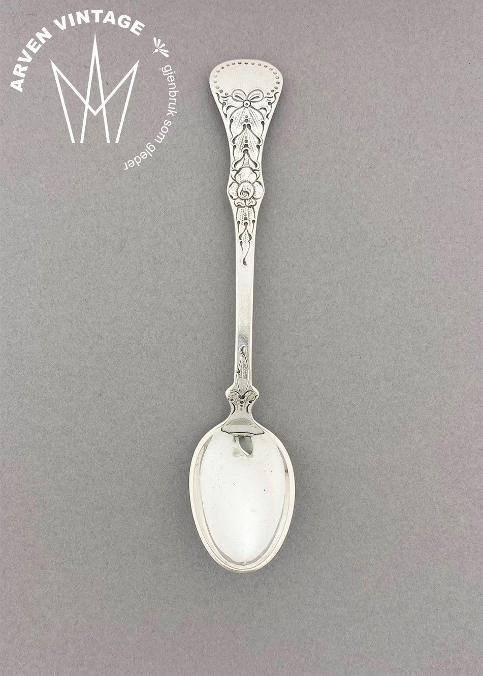 Vintage Rose Coffee Spoon
