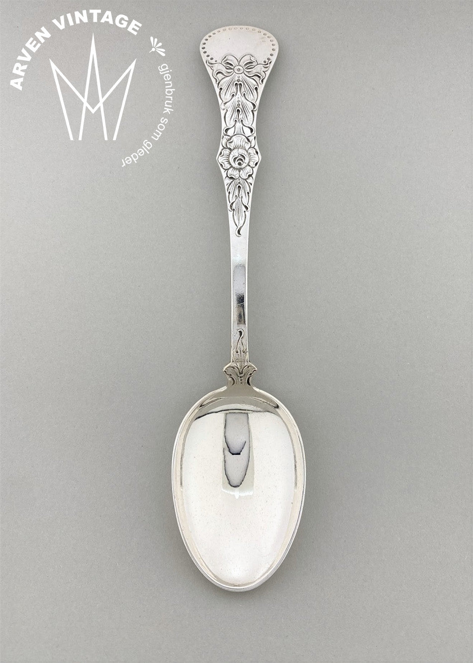 Vintage Rose large tablespoon