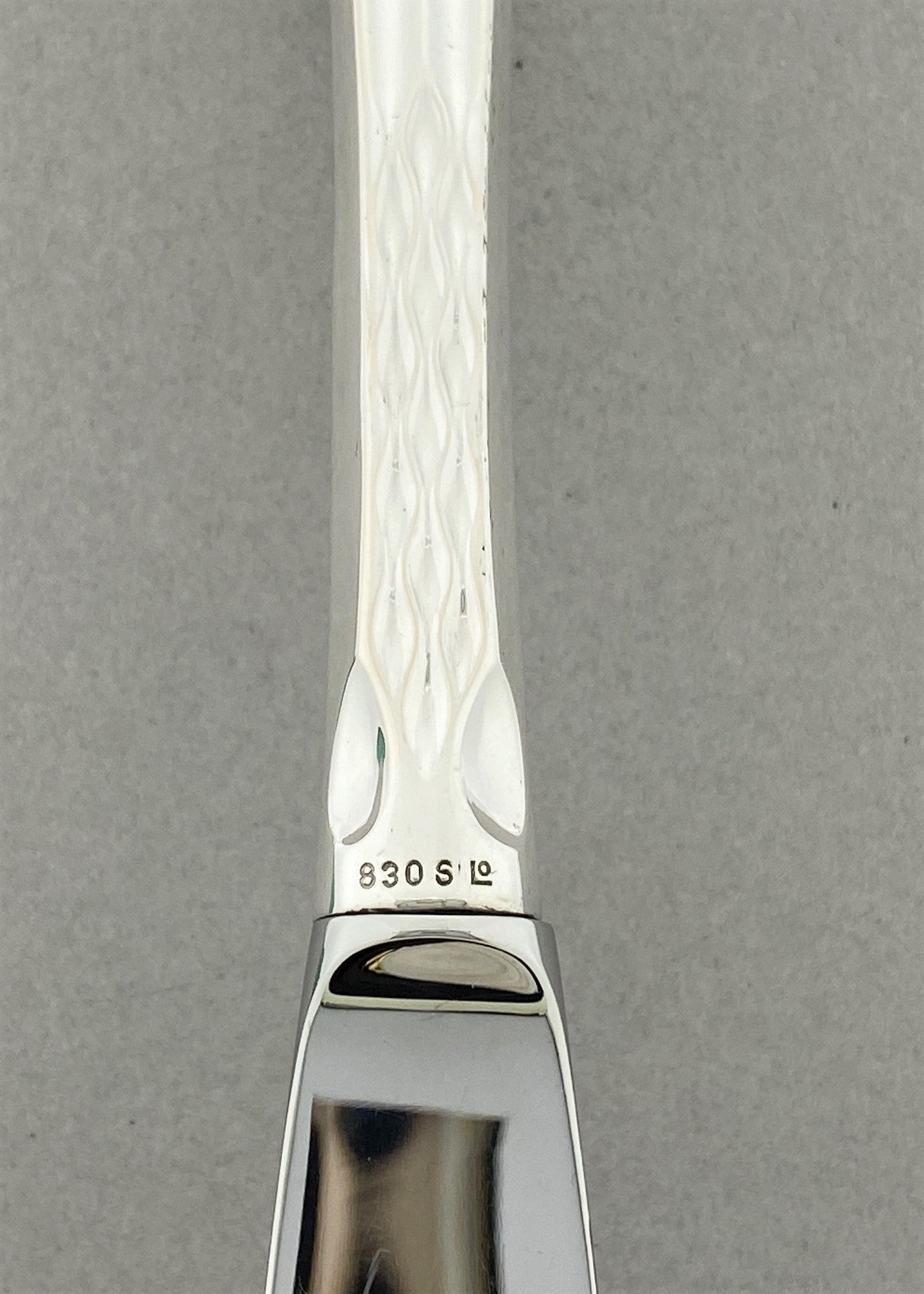 Vintage Silvia small dining knife with long handle