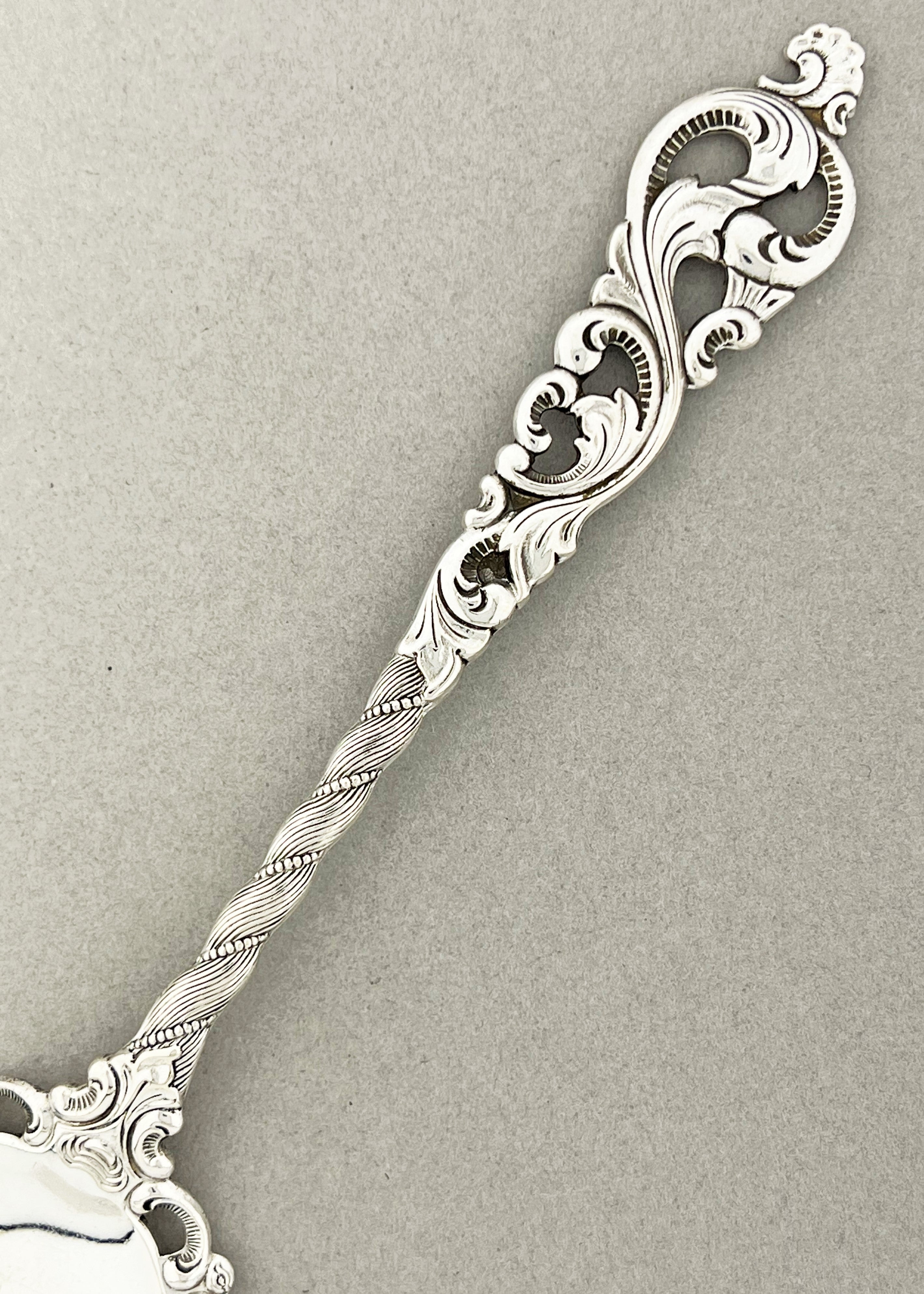 Vintage Double Rococo large jam spoon