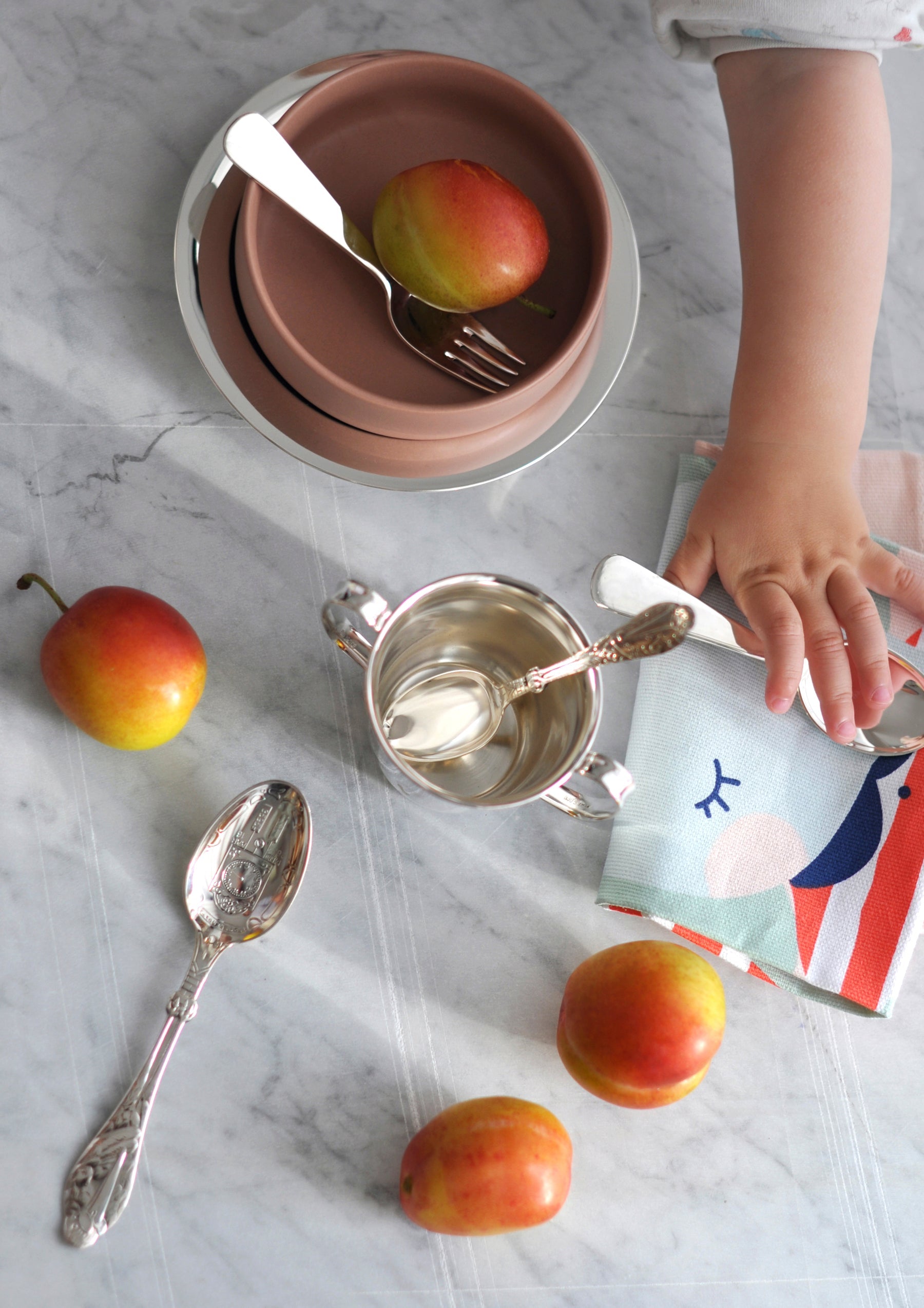 Stork children's spoon