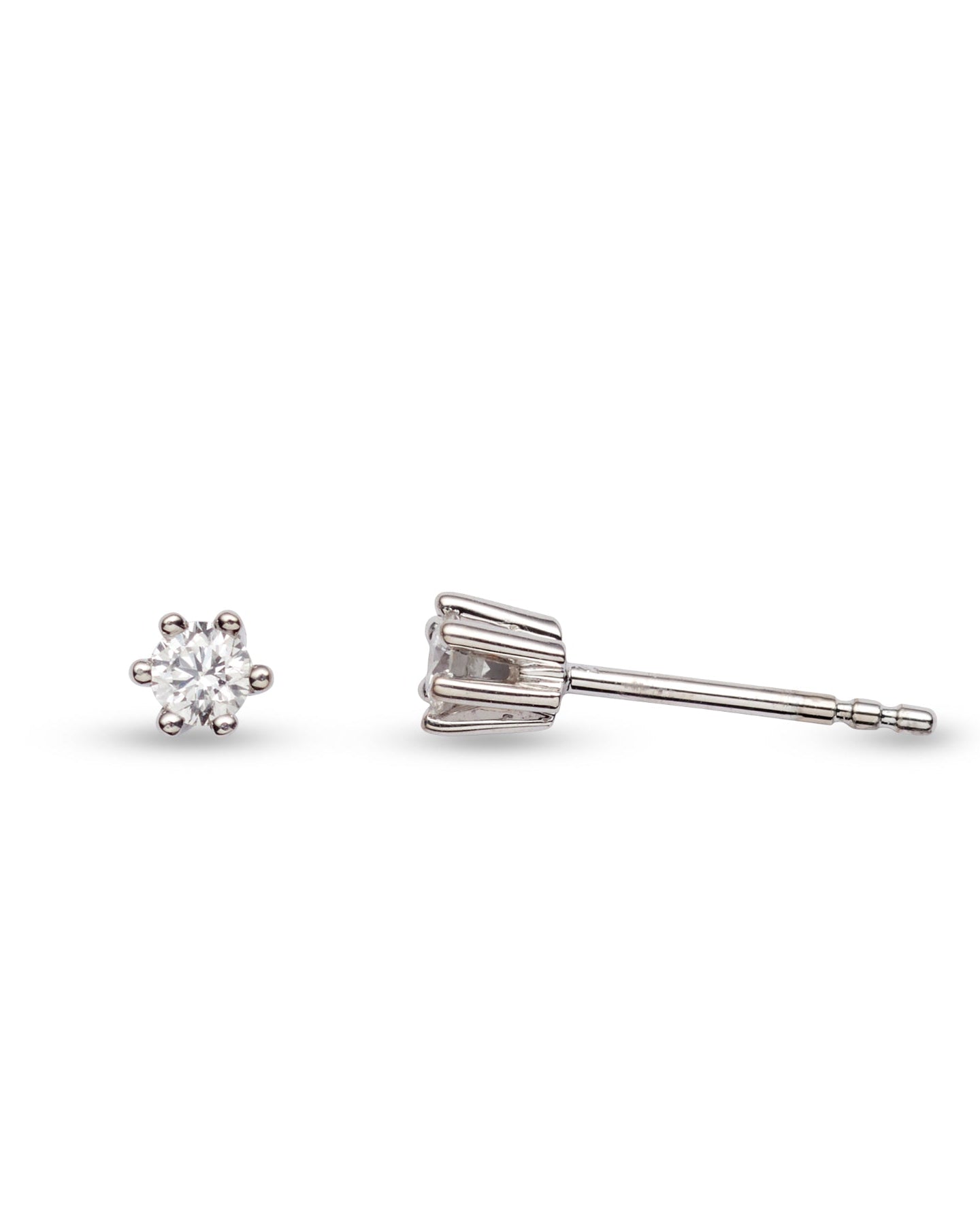 Marthe earrings in white gold with diamond
