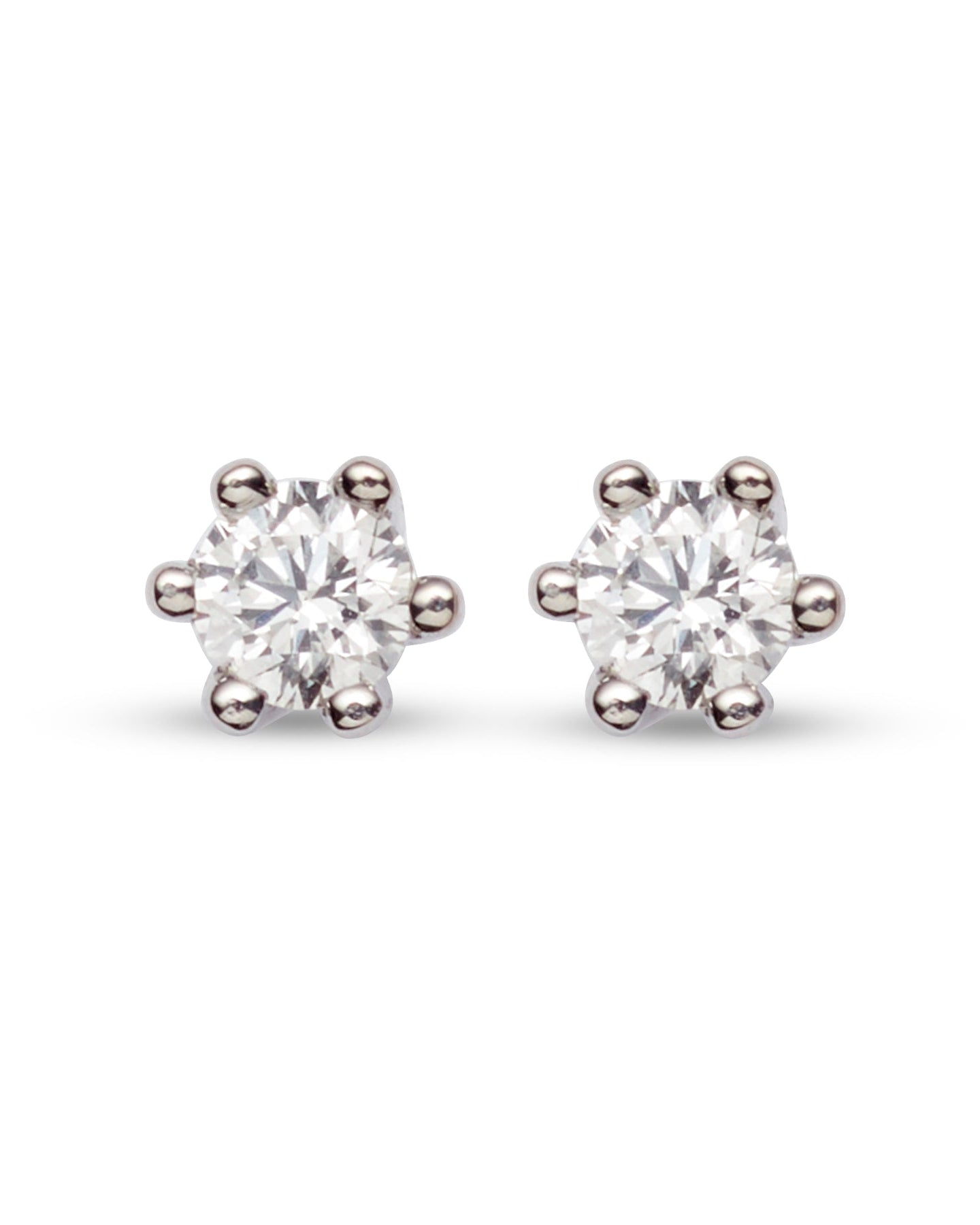Marthe earrings in white gold with diamond