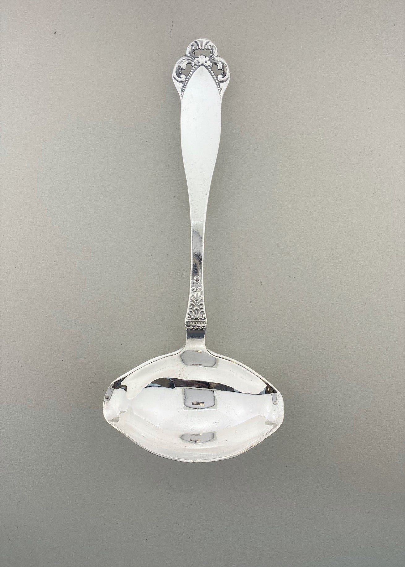 Vintage Laila sauce spoon with hook