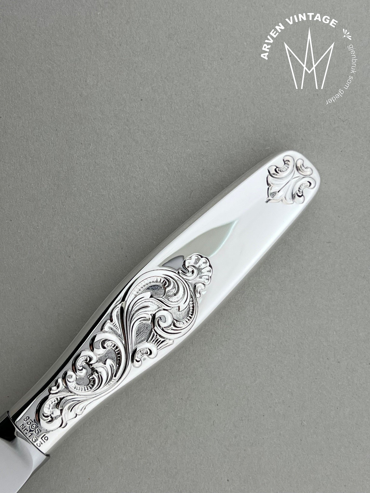 Vintage Double Rococo small dinner knife
